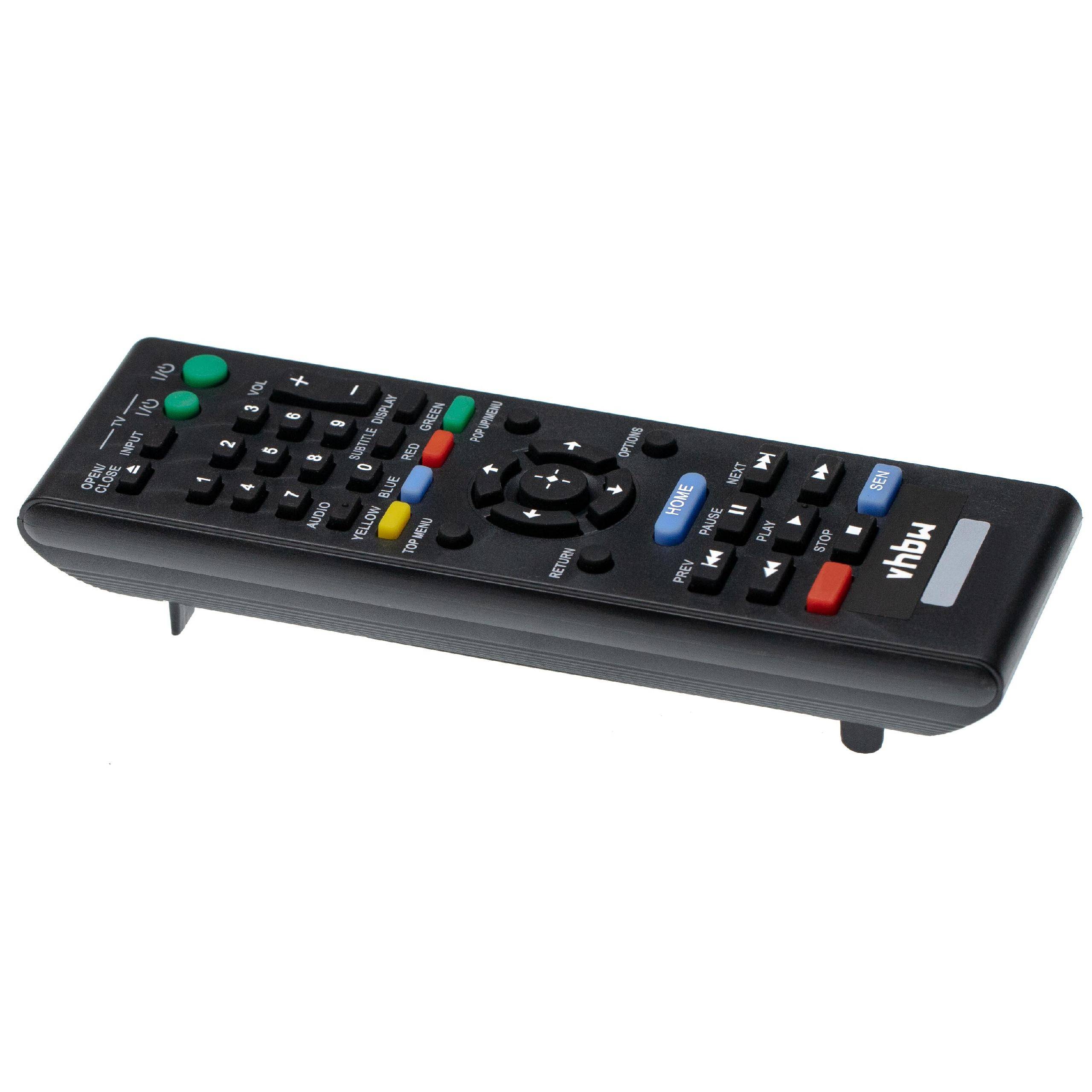 vhbw Fernbedienung kompatibel mit Sony BDP-S590WM, BDP-S5100, BDP-S5100E, BDP-S580, BDP-S590 Blu-Ray Disc Player - Ersatzfernbedienung