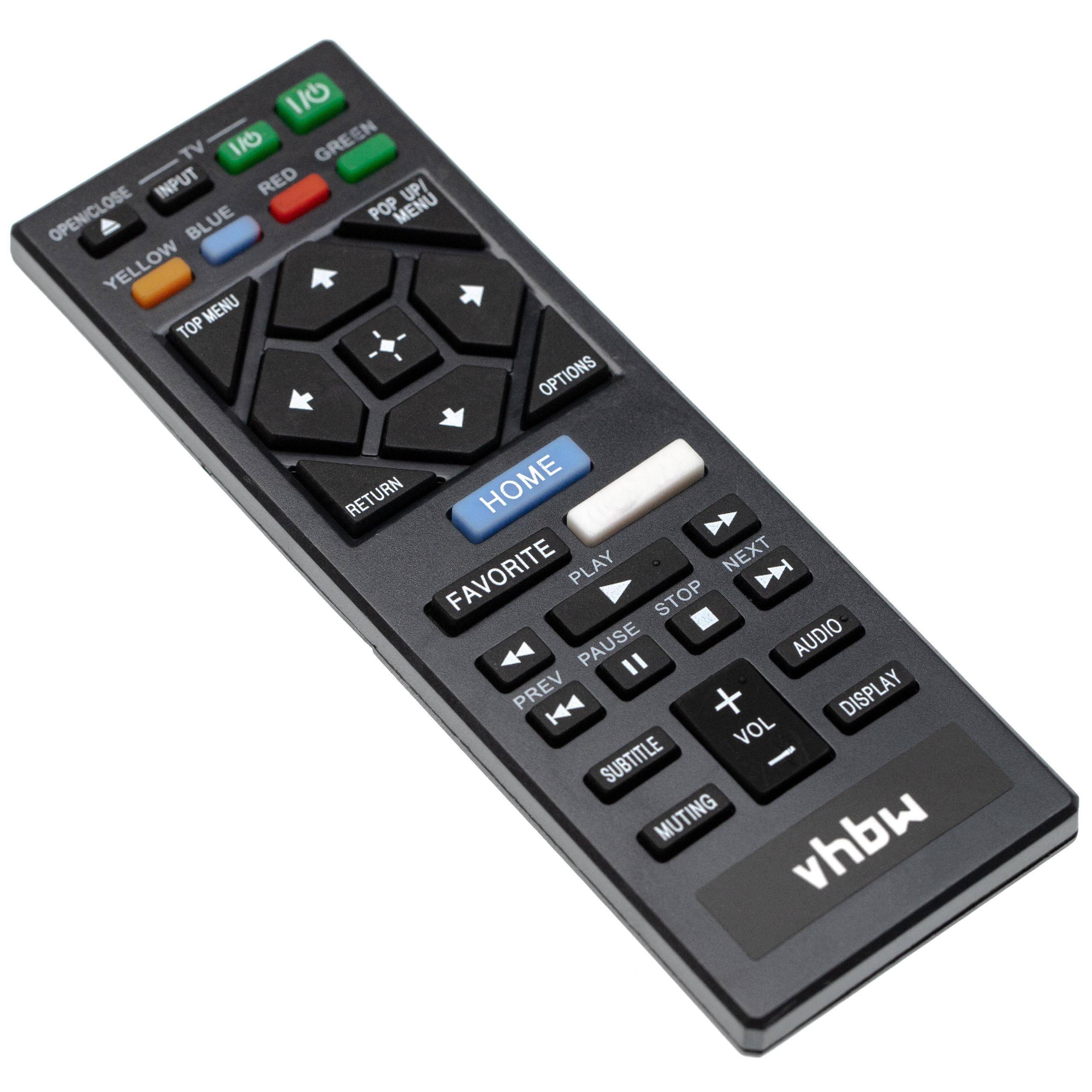 vhbw Fernbedienung kompatibel mit Sony BDP-S6700, UBP-X700 Blu-Ray Disc Player - Ersatzfernbedienung