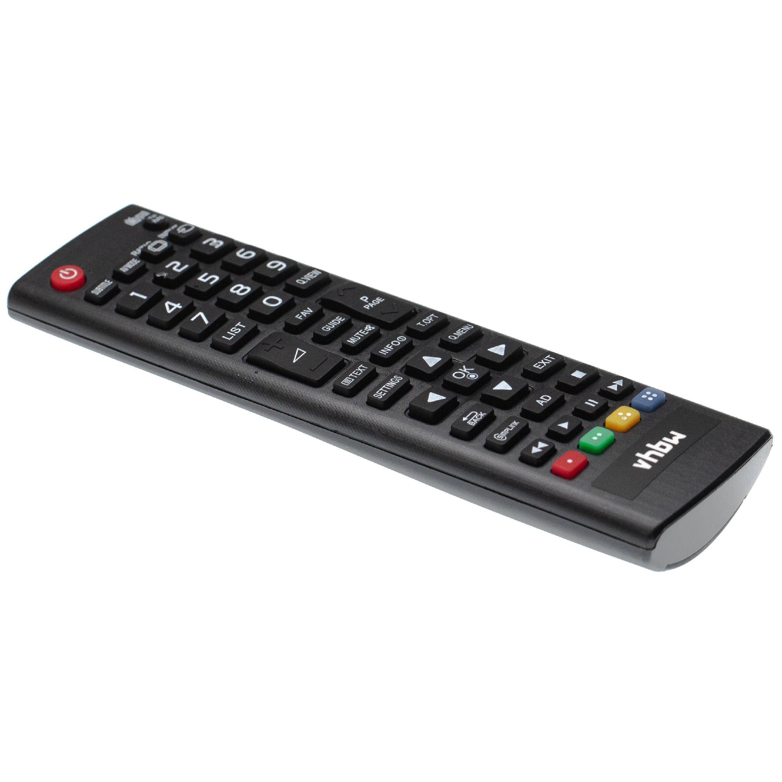 vhbw Fernbedienung kompatibel mit LG 32LN520B, 32LB5610, 32LN5500, 32LN540B, 32LN5406, 32LN5404, 32LN5400 Fernseher, TV - Ersatzfernbedienung