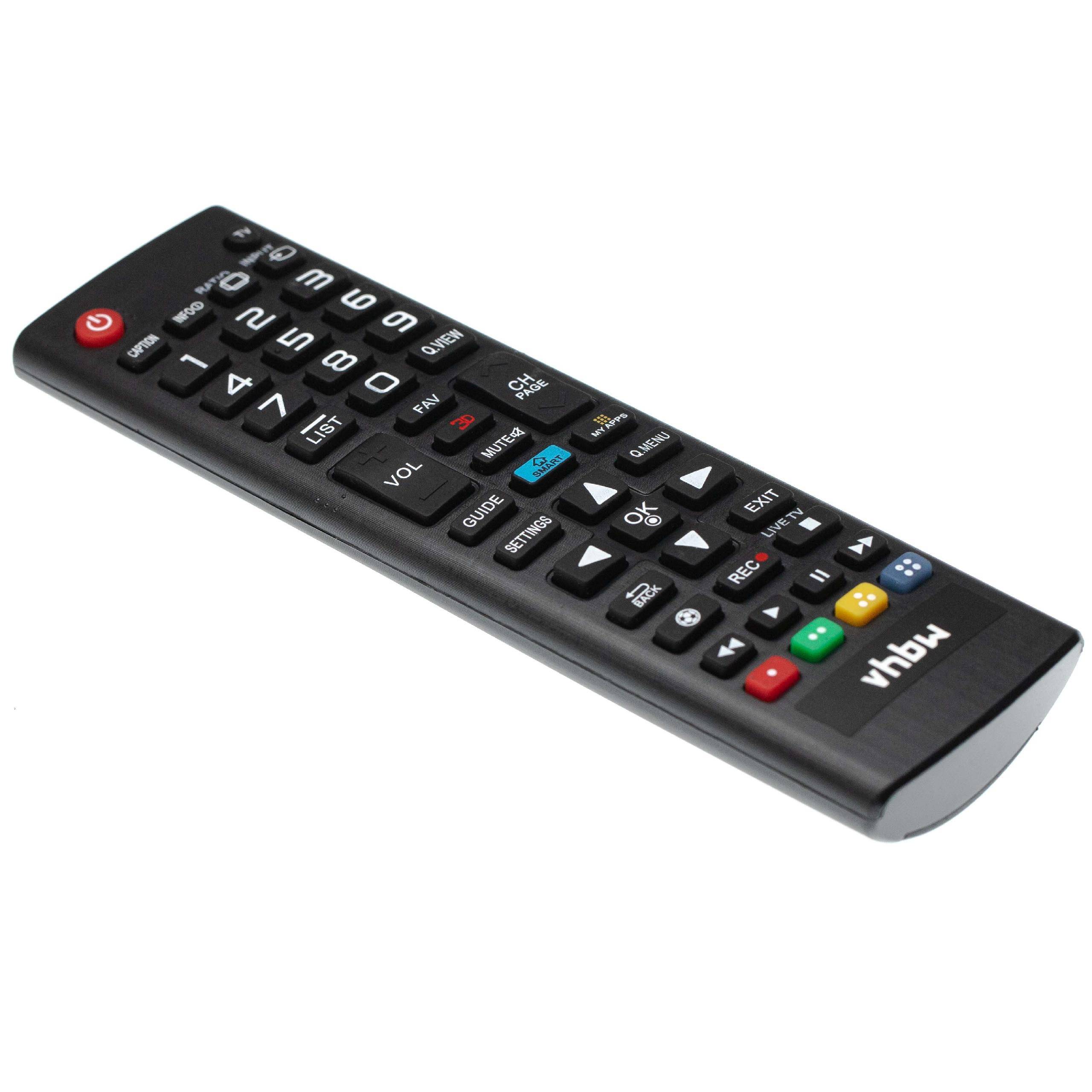 vhbw Fernbedienung kompatibel mit LG 70UF7300, 65UF7300, 84LA9800, 65UF6790, 65UF6800, 65UF6450UA, 65UF6490 Fernseher, TV - Ersatzfernbedienung