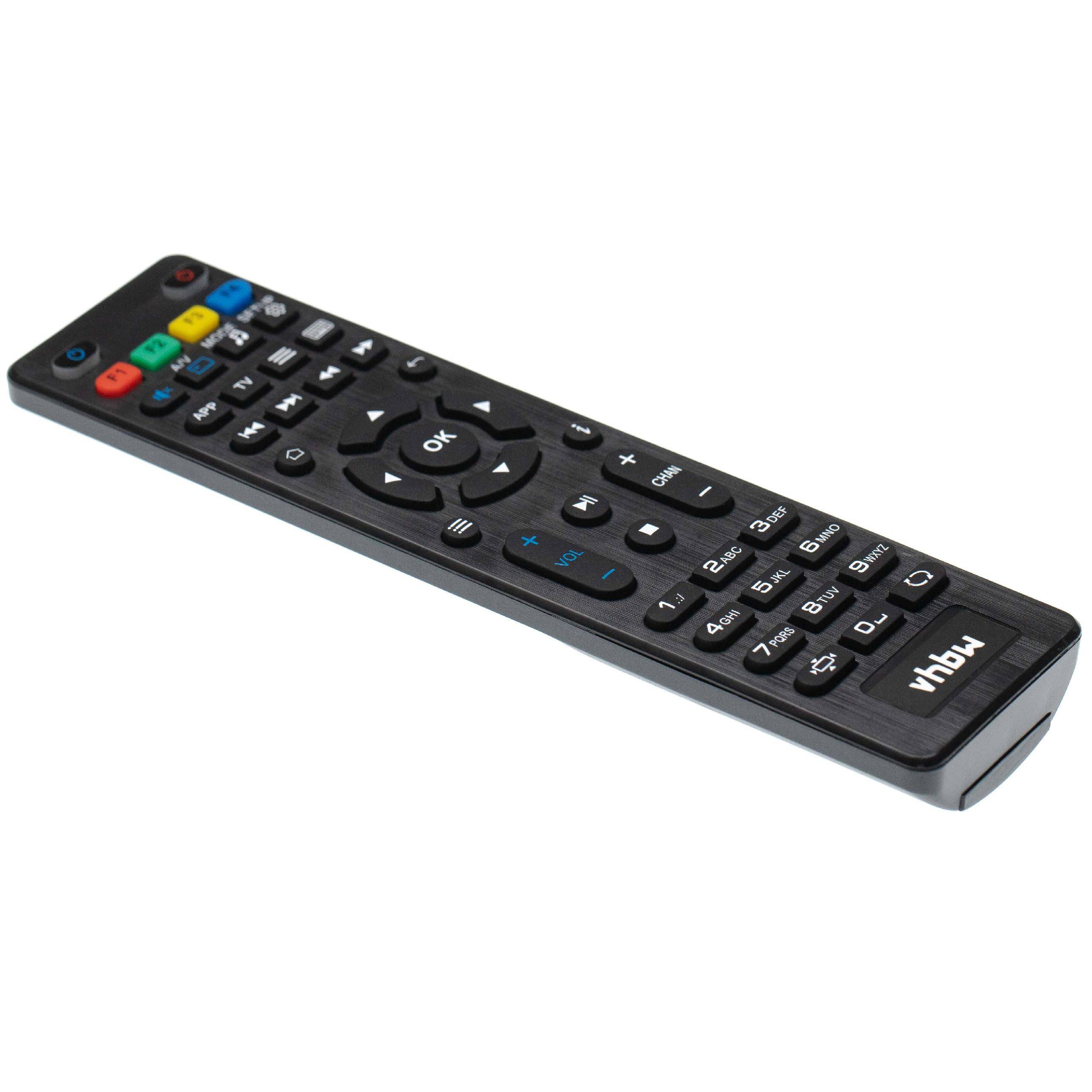 vhbw Fernbedienung kompatibel mit Aura HD International SE (Second Edition), HD Plus Streaming-Box, Internet-TV Box - Ersatzfernbedienung