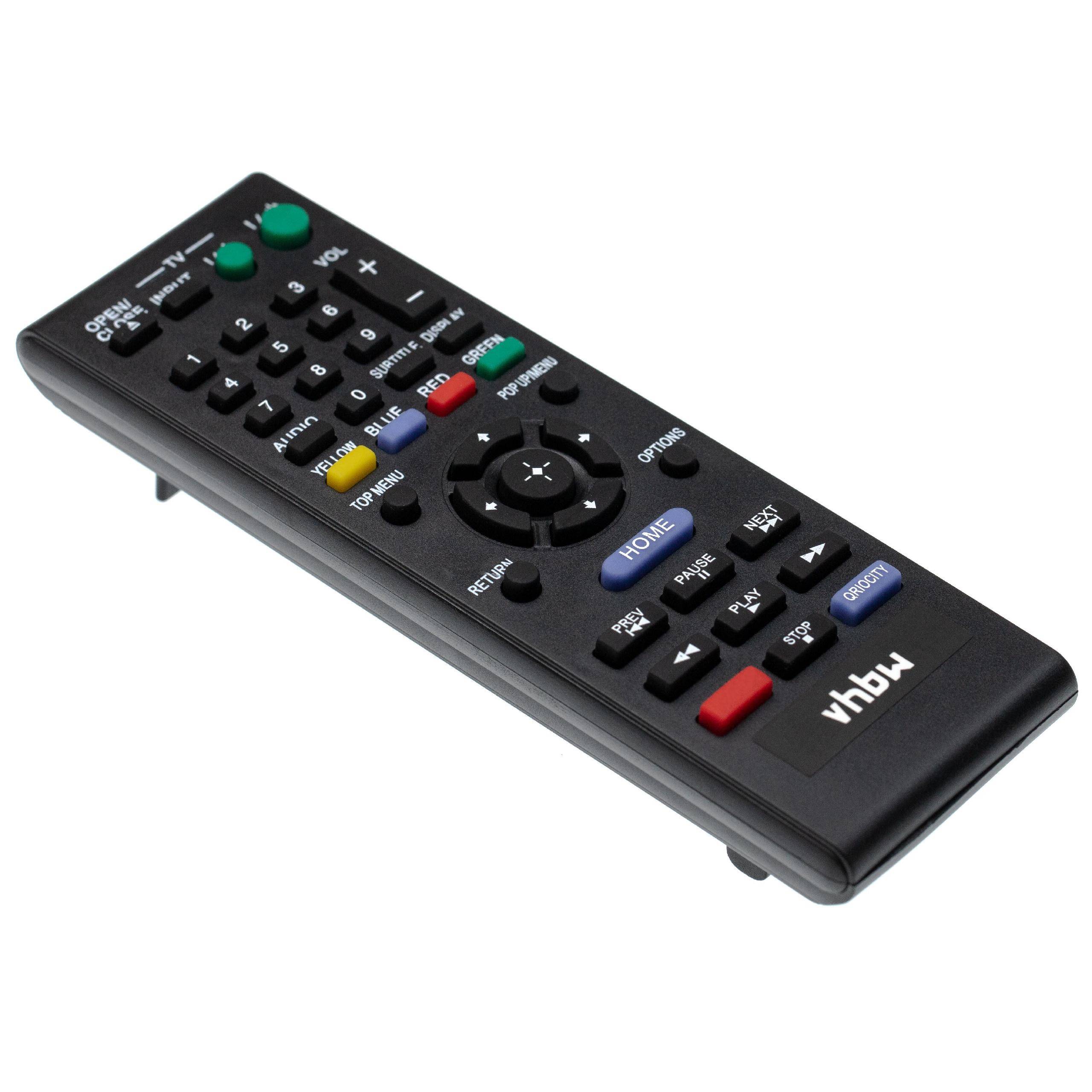 vhbw Fernbedienung kompatibel mit Sony BDP-BX38, BDP-BX57, BDP-BX58, BDP-S2100, BDP-S280, BDP-BX2 Blu-Ray Disc Player - Ersatzfernbedienung