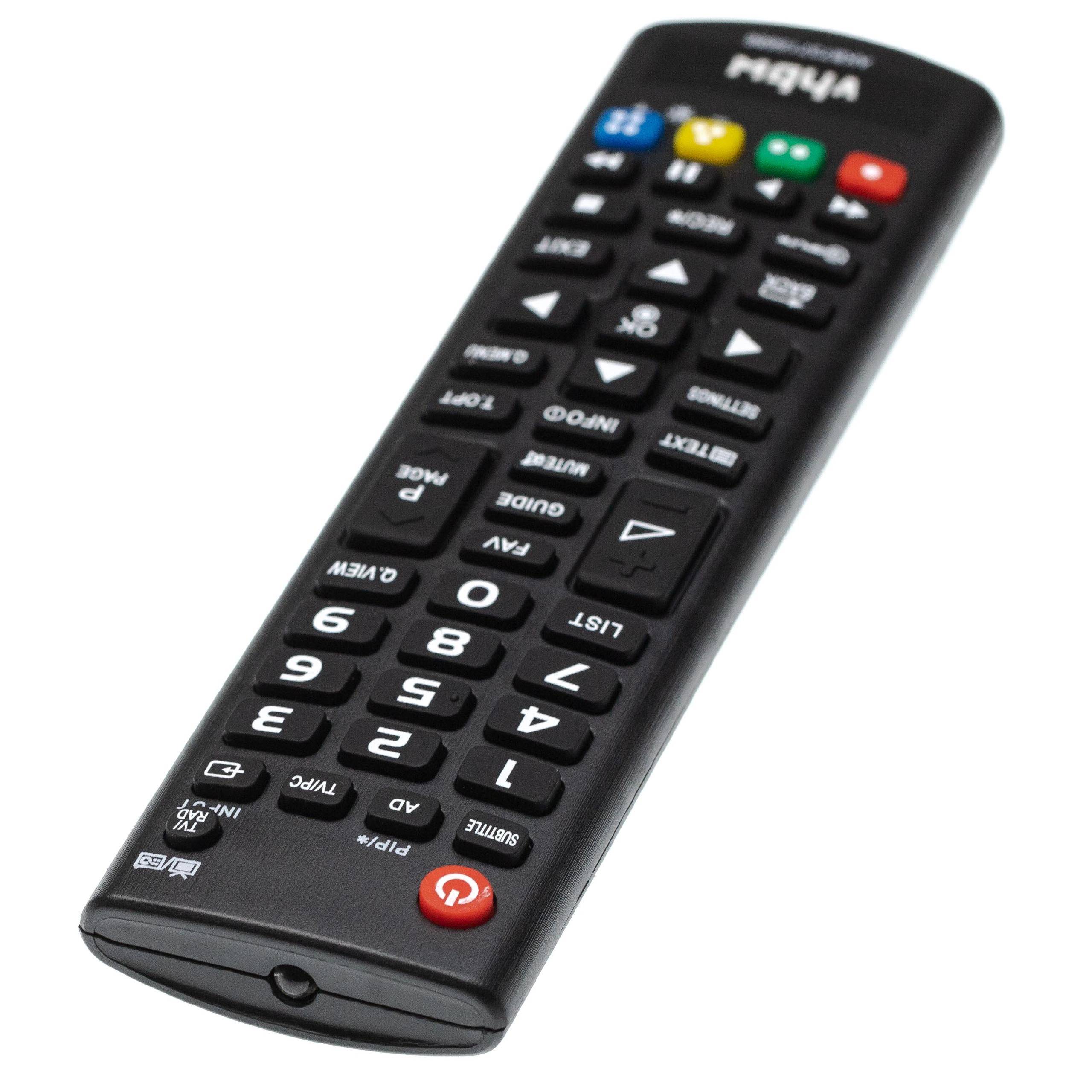 vhbw Fernbedienung kompatibel mit LG 22MT40D-PZ, 22MN43D-PZ, 22MT40D, 22MN43D-PZR.AEUMLUP Fernseher, TV - Ersatzfernbedienung