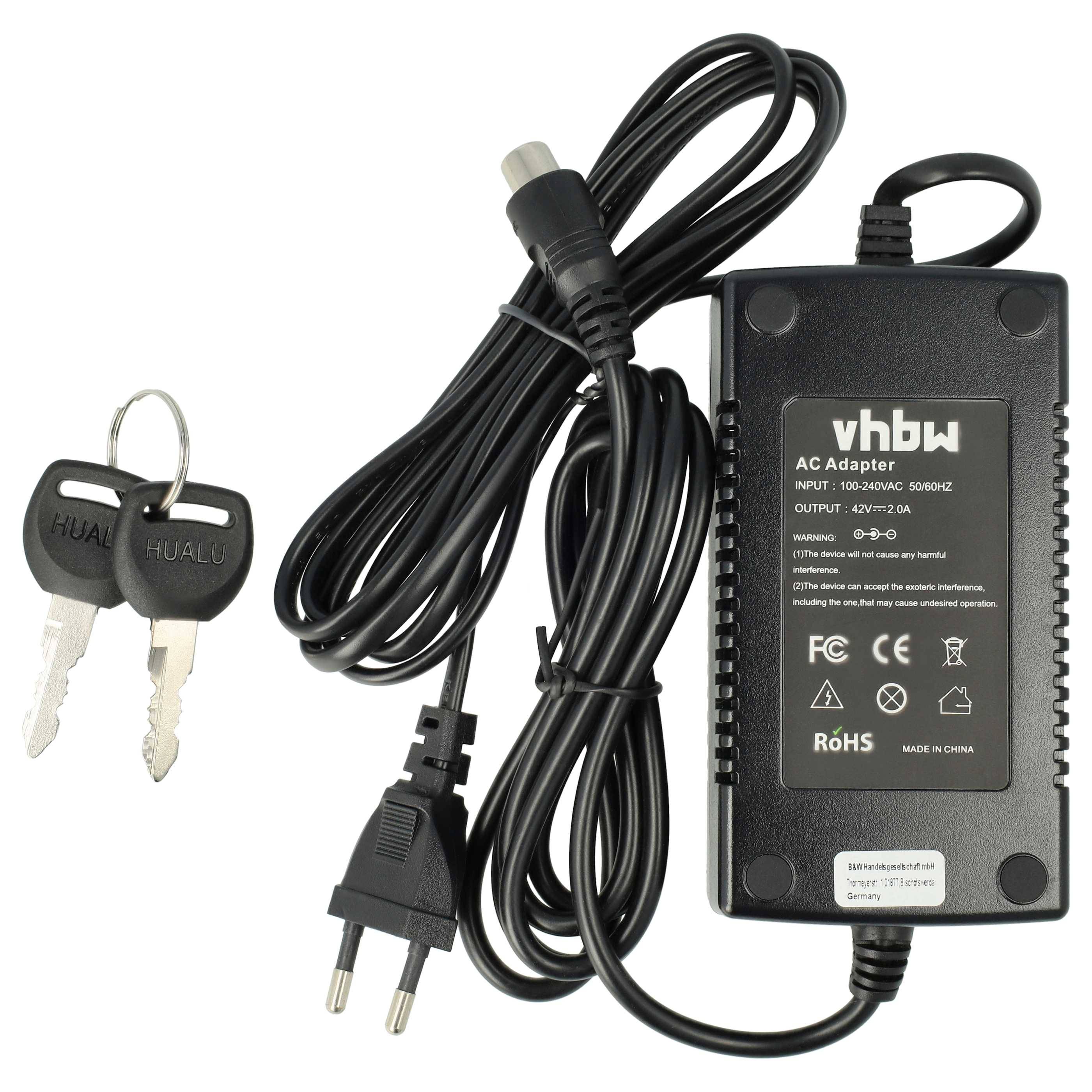 vhbw Sattelrohrakku im Frosch-Design + Halterung inkl. Ladegerät für E-Bikes (13,2 Ah, 36 V, Li-Ion)