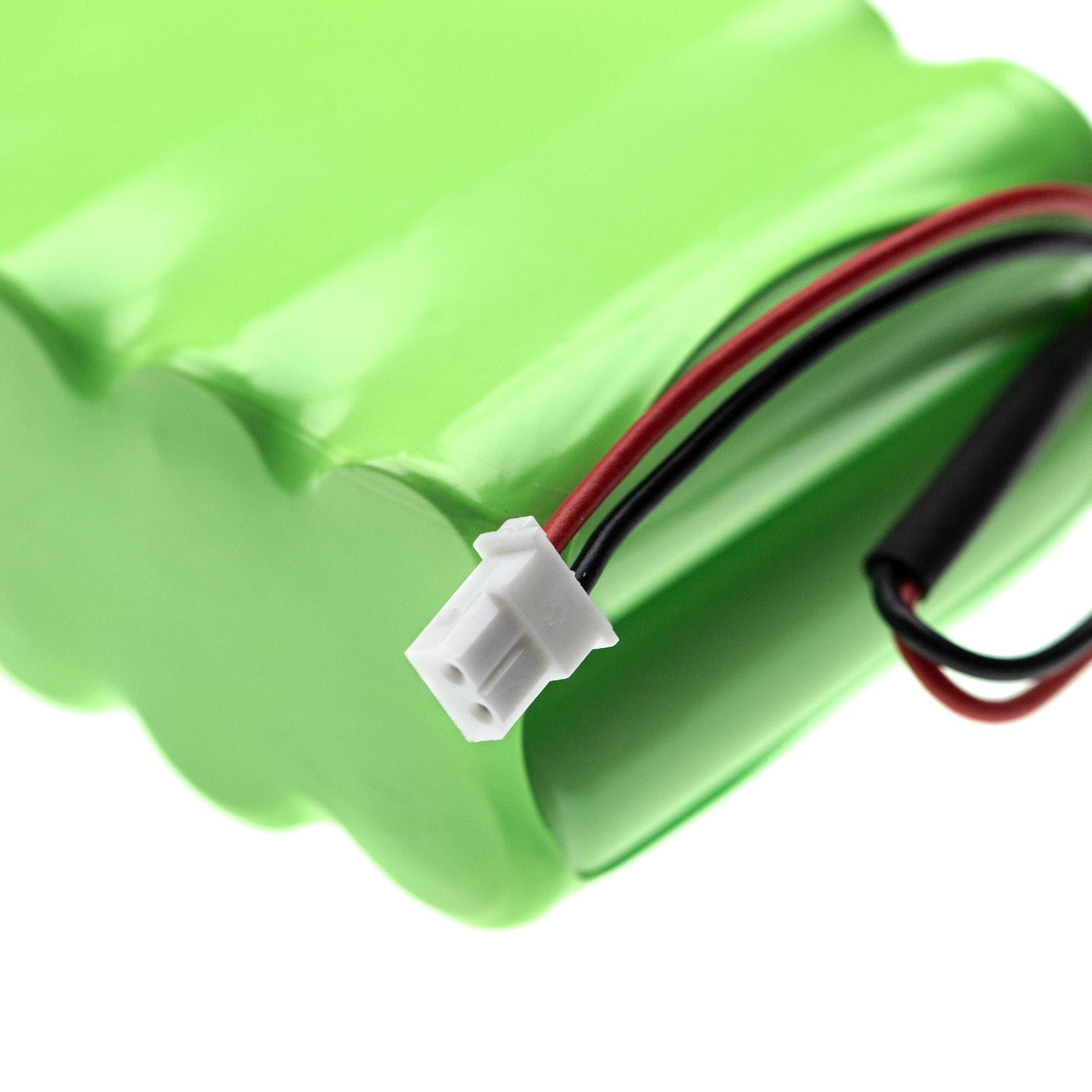 vhbw 1x Akku Ersatz für Siemens A5Q00020293, IAB1201-8, 10HR1551YC für Alarmanlage, Alarmsystem (2000 mAh, 12 V, NiMH)