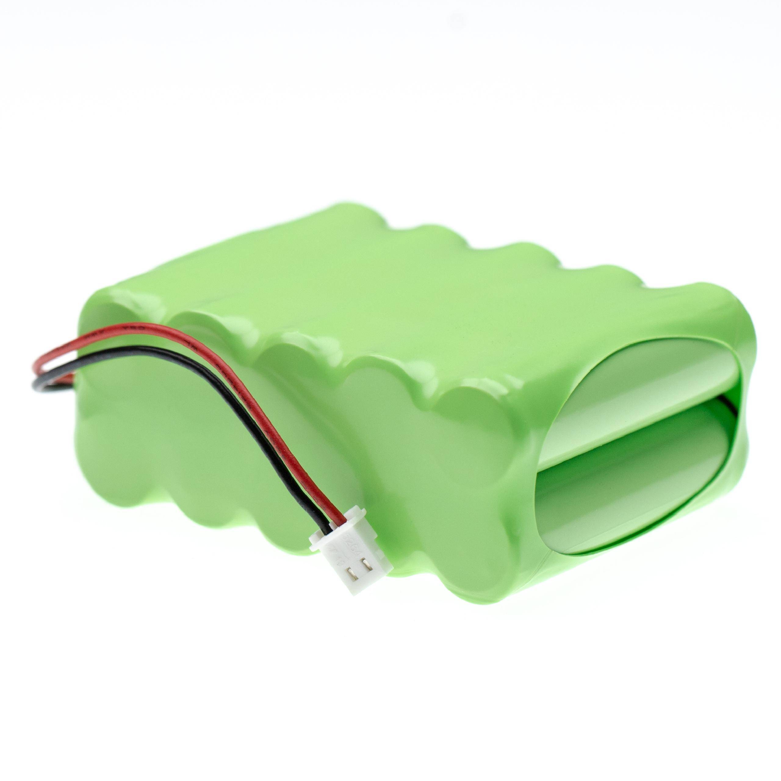 vhbw 1x Akku Ersatz für Siemens A5Q00020293, IAB1201-8, 10HR1551YC für Alarmanlage, Alarmsystem (2000 mAh, 12 V, NiMH)