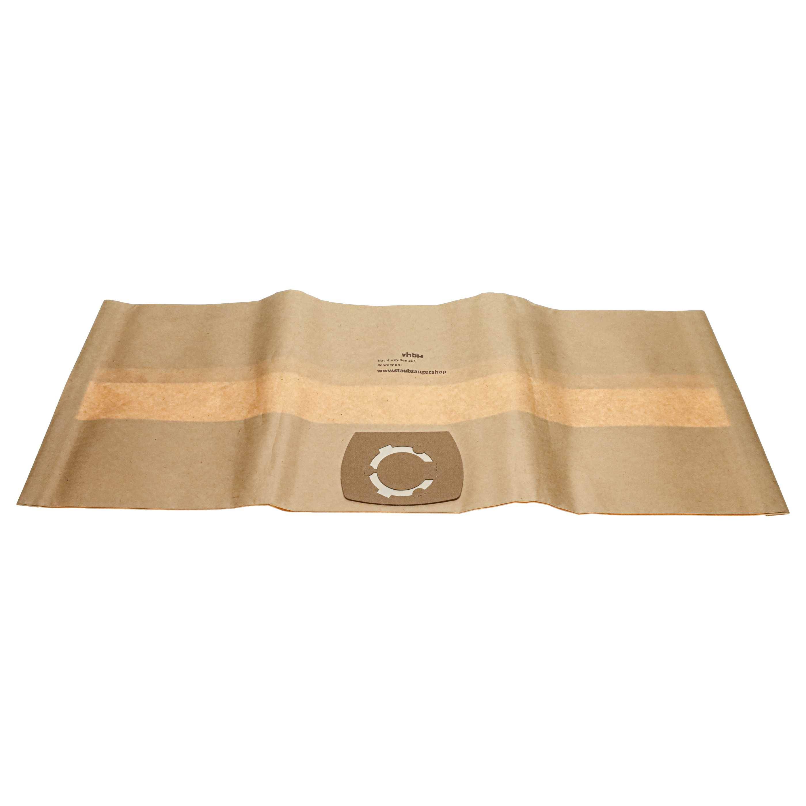 vhbw 20x Staubbeutel kompatibel mit Thomas Silverstar 1035, Silverstar 1435, Silverstar 1235 Staubsauger - 33,1cm x 77,7cm beige