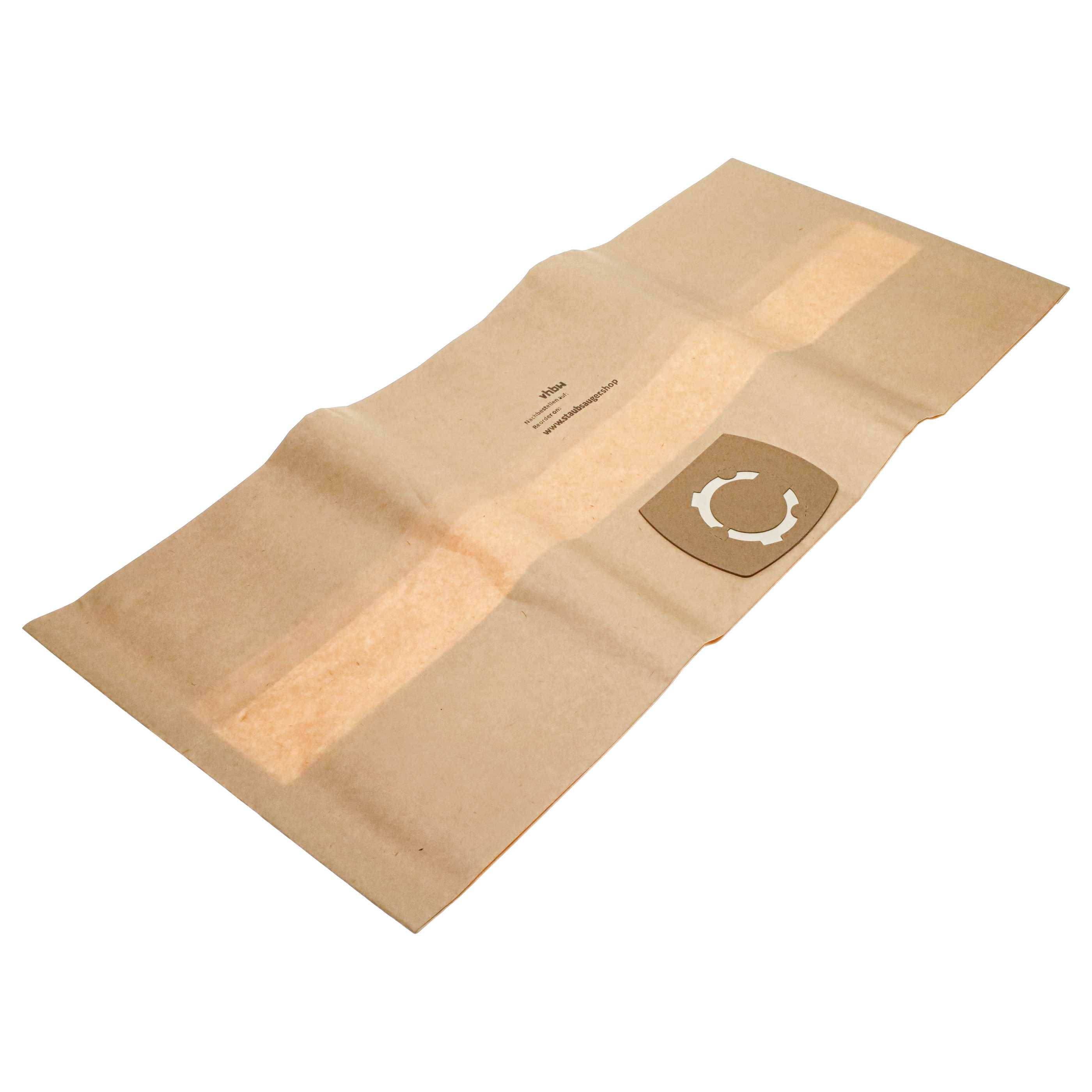 vhbw 20x Staubbeutel kompatibel mit Thomas Silverstar 1035, Silverstar 1435, Silverstar 1235 Staubsauger - 33,1cm x 77,7cm beige