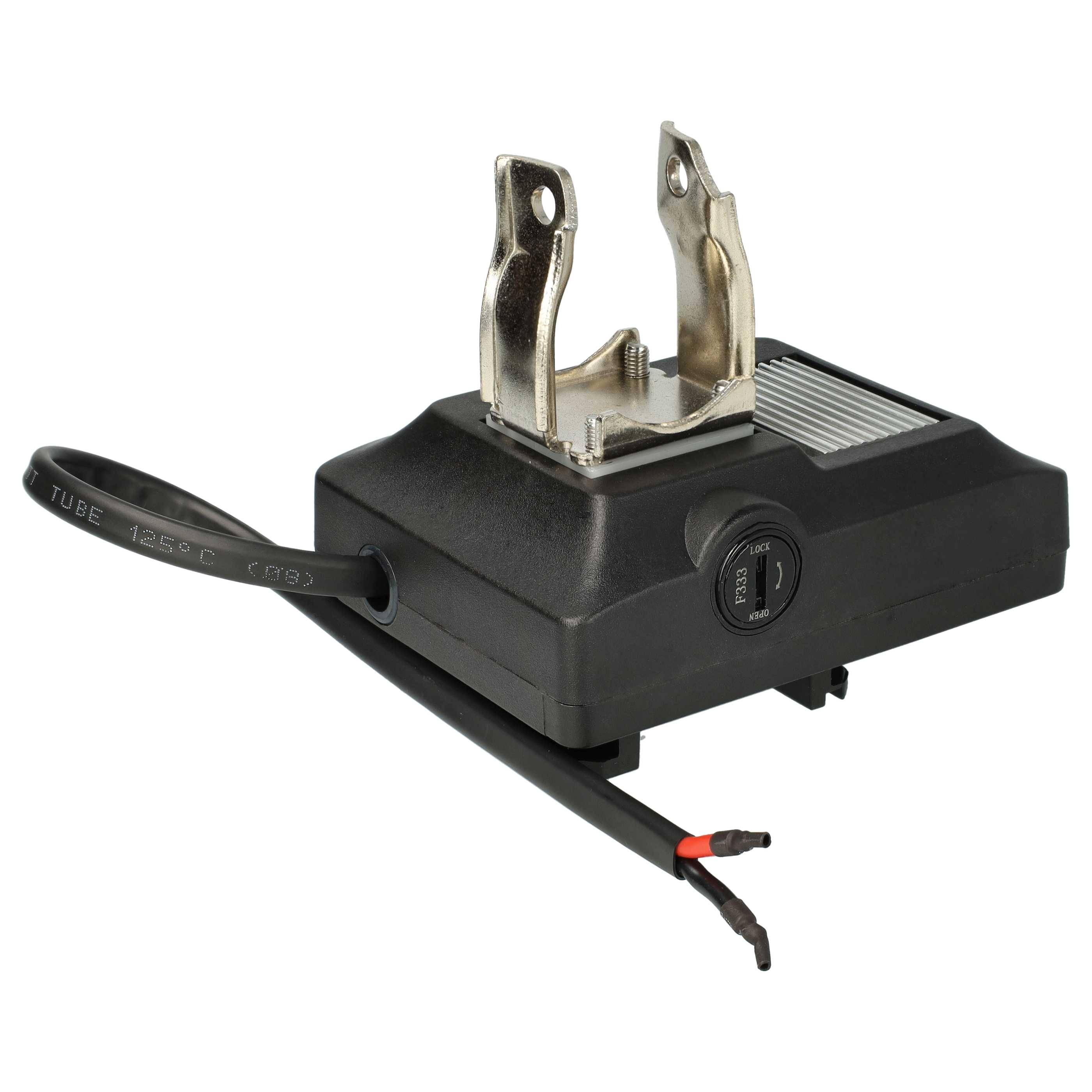 vhbw Akku kompatibel mit Cyco E-Bike (10 Ah, 36 V, Li-Ion, inkl. Ladegerät) - Schwarz