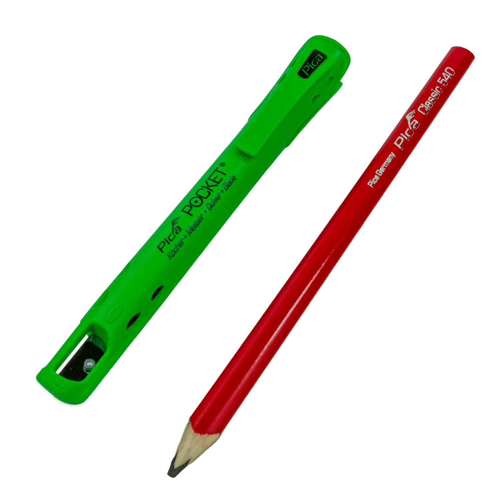 Pica Pocket 505 Köcher & Messer Stiftköcher mit genialer Klemmfunktion, inkl. Stift