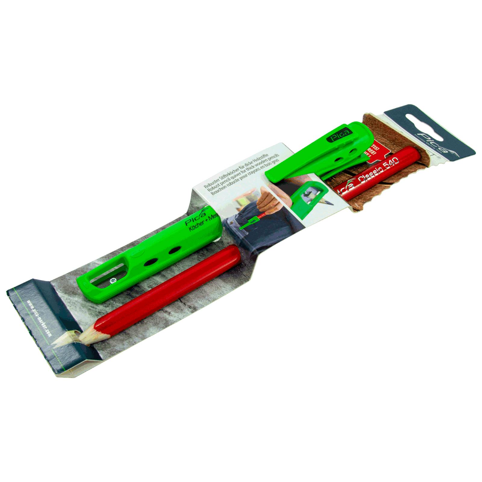 Pica Pocket 505 Köcher & Messer Stiftköcher mit genialer Klemmfunktion, inkl. Stift