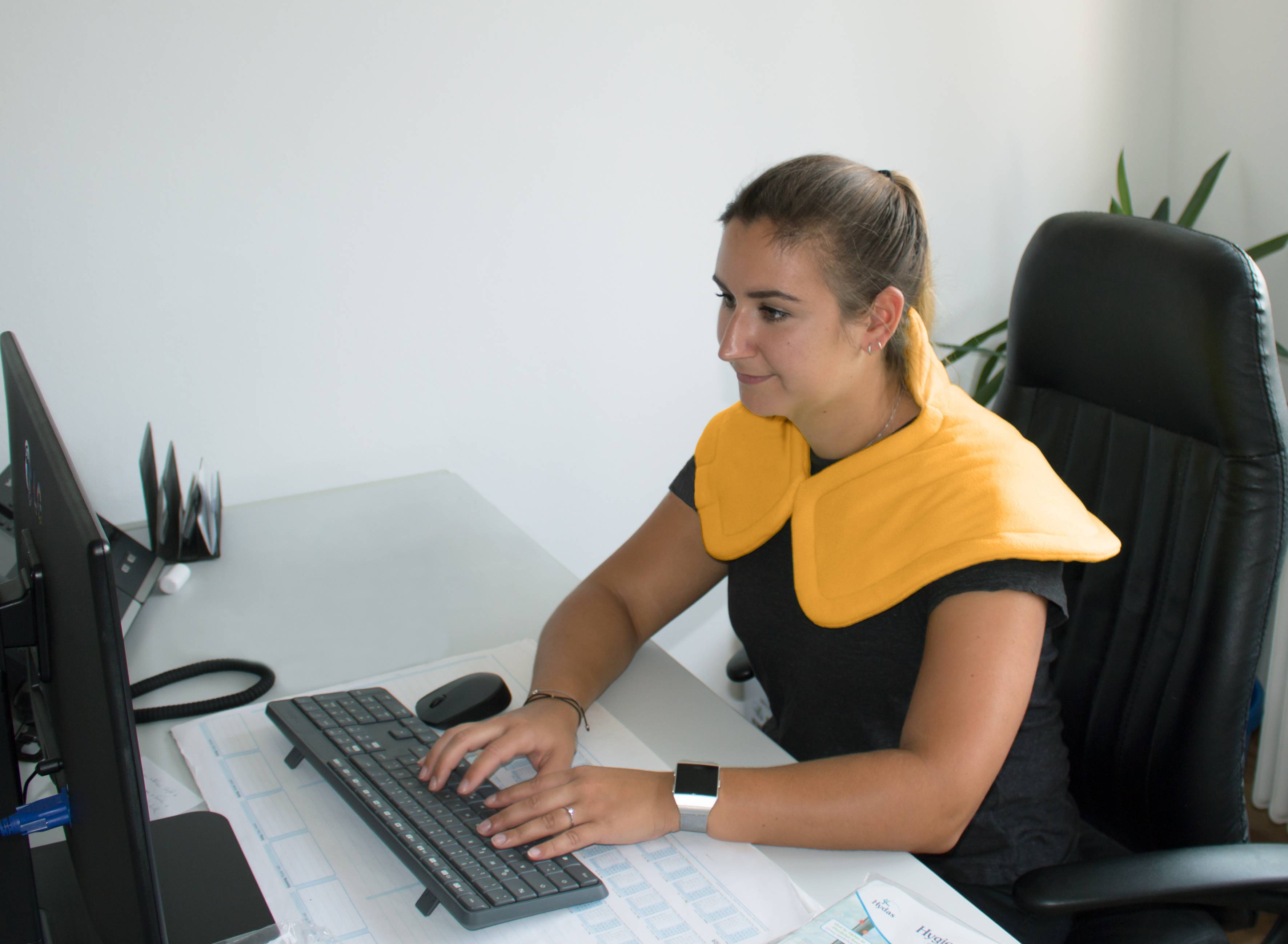 Nackenheizkissen Körperkontakt