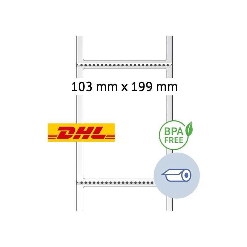 HERMA Thermodirekt-Versandetiketten, Rolle, 103 x 199 mm