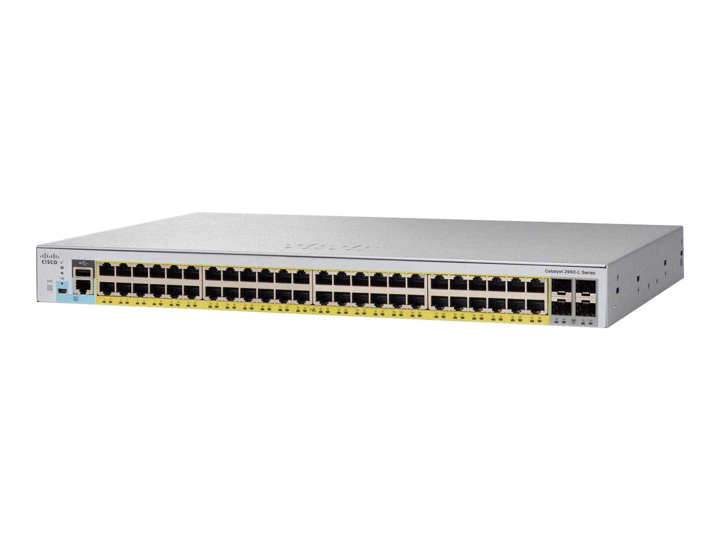 Cisco Catalyst 2960L-SM-48TS - Switch - L3 - Smart