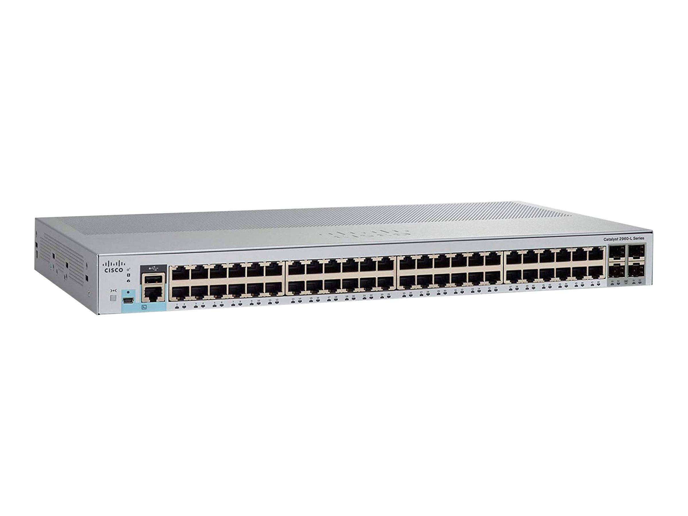 Cisco Catalyst 2960L-SM-48TS - Switch - L3 - Smart