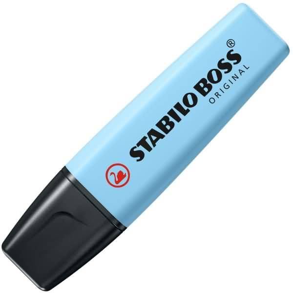 Textmarker Boss Original Pastel himmlische Blau