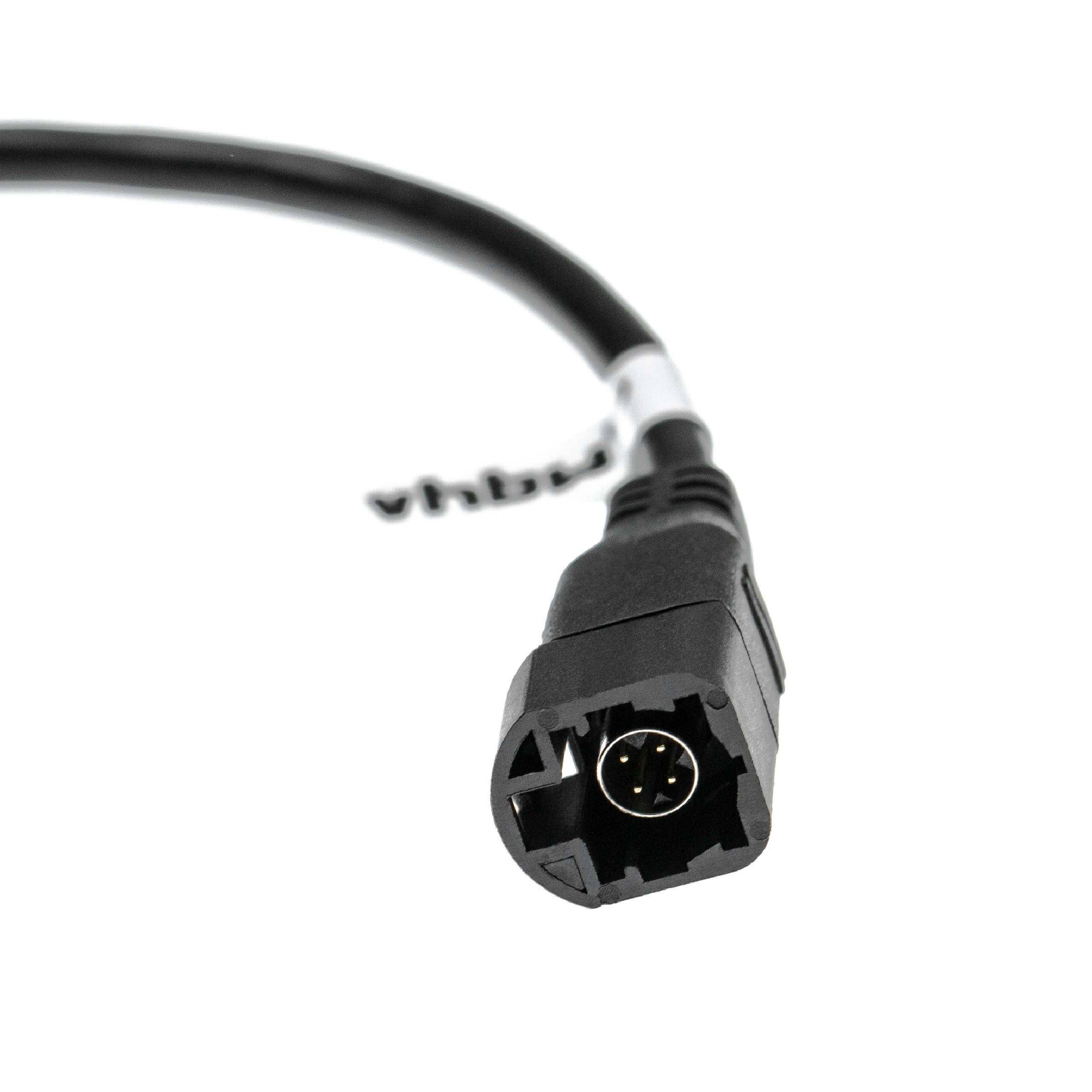 vhbw Adapterkabel kompatibel mit VW T6 Caravelle/Multivan (2015+), Tiguan (2007+) Auto, Fahrzeug - 4 Pin Autoradio Buchse auf USB A Stecker