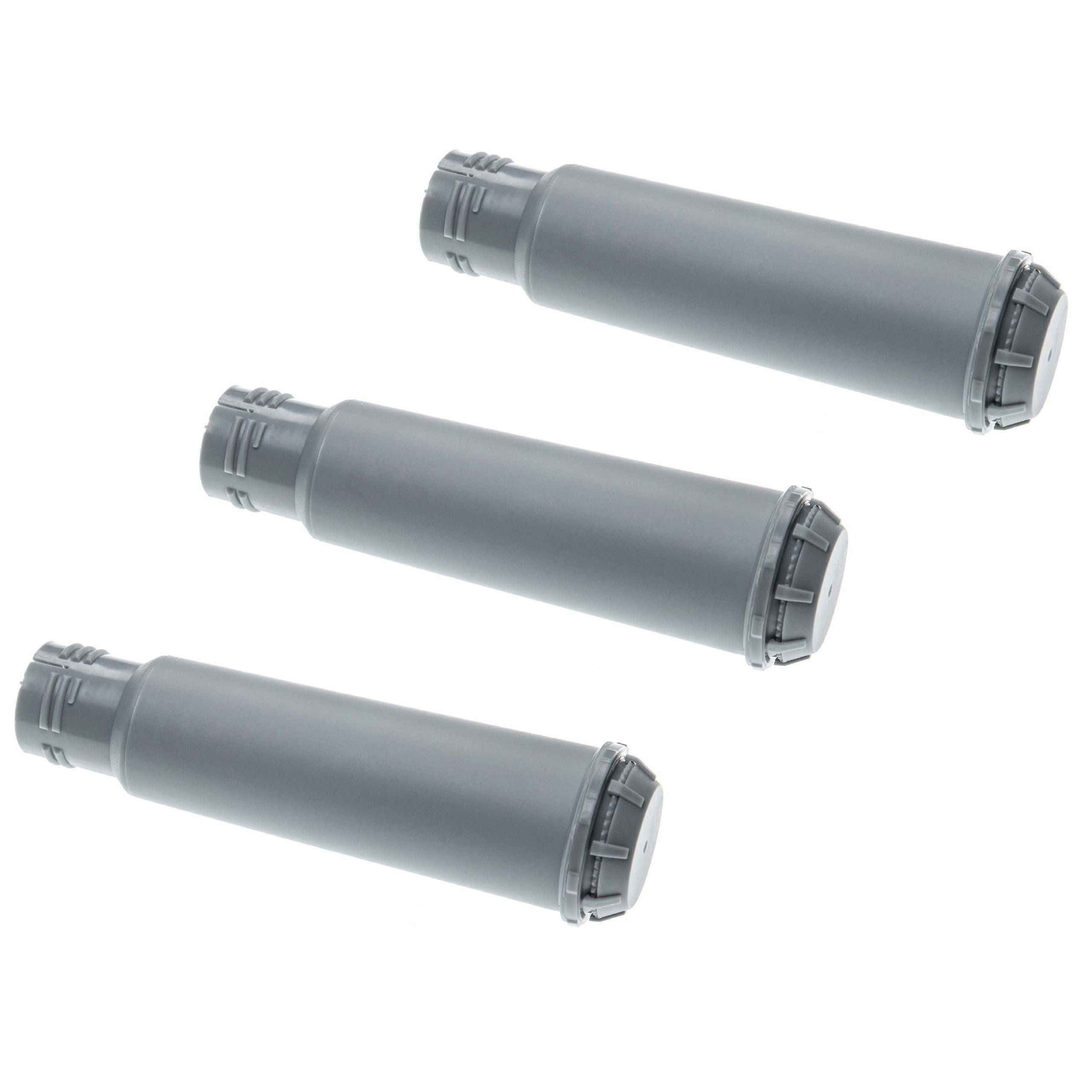 vhbw 3x Wasserfilter Filter kompatibel mit Krups Espresseria Automatic EA693e10 Kaffeevollautomat, Espressomaschine - grau