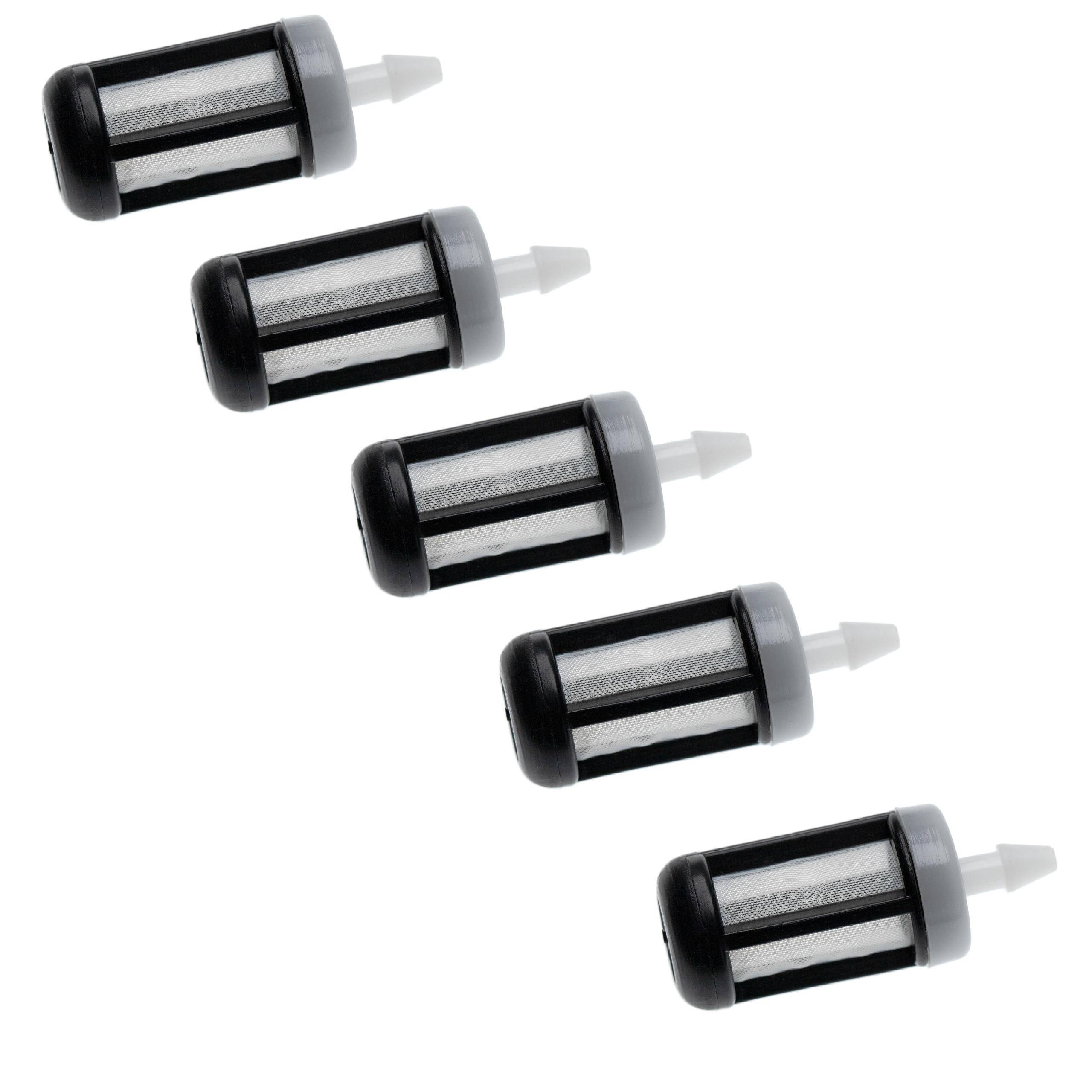 vhbw 5x Kraftstofffilter kompatibel mit Stihl FS 62 | FS 74, FS 75, FS 66, FS 72, FS 76 Gartengeräte z.B. Motorsäge, Motorsense