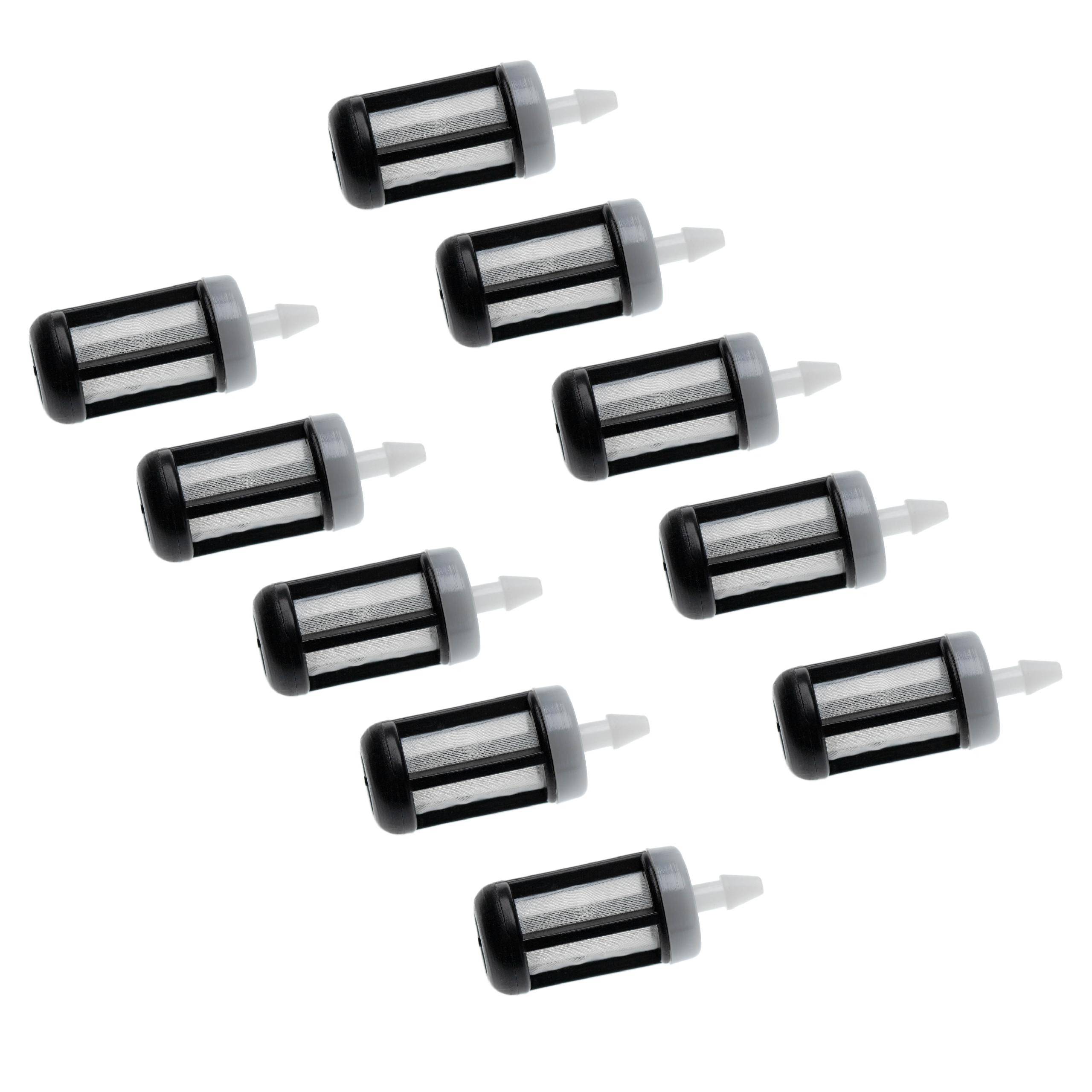 vhbw 10x Kraftstofffilter kompatibel mit Stihl BG 65 | BG 46, BG 56 C, BG 55, BG 56 Gartengeräte z.B. Motorsäge Motorsense