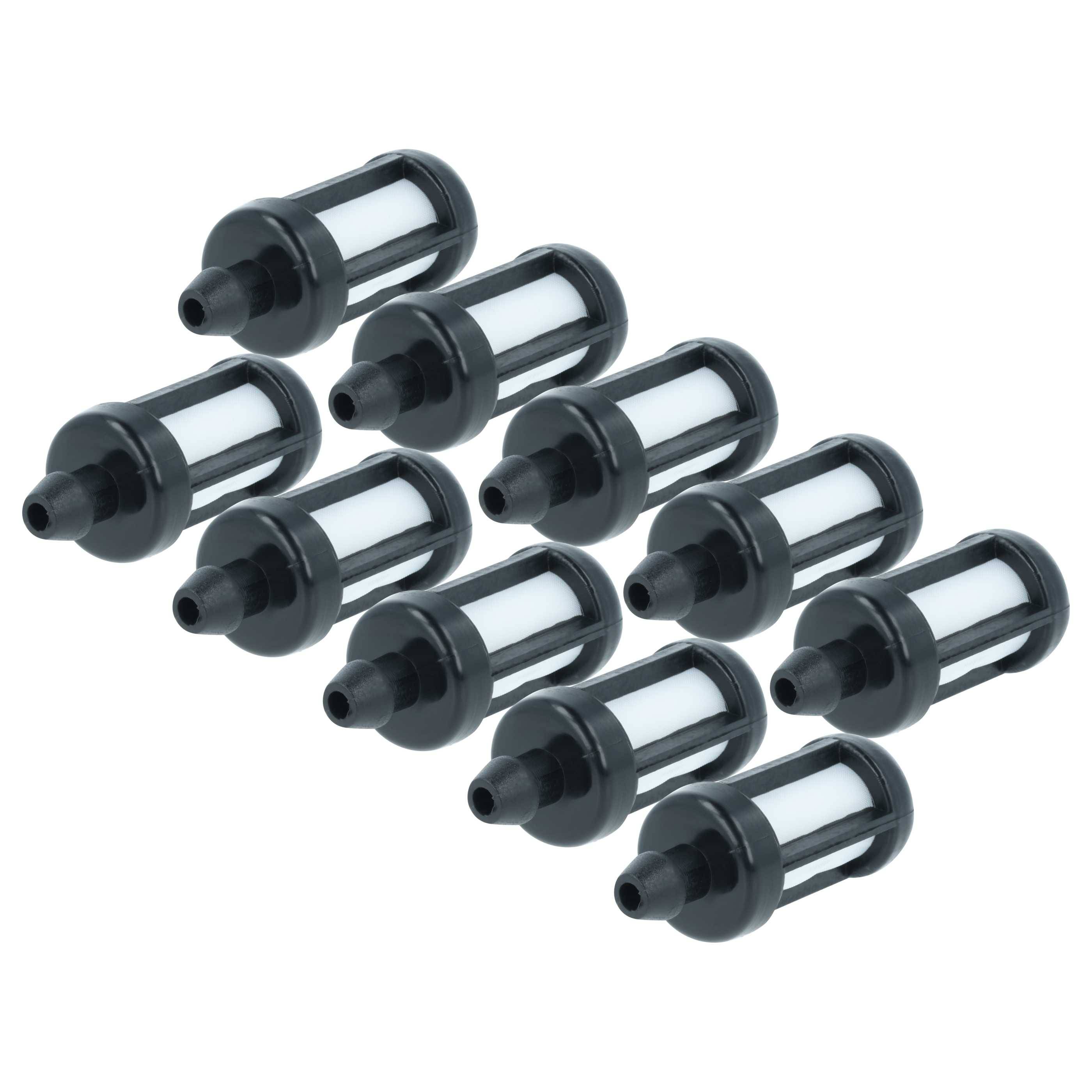 vhbw 10x Kraftstofffilter kompatibel mit Stihl 017 C, 020 - 1114, 018, 017, 020, 018 C Gartengeräte z.B. Motorsäge Motorsense