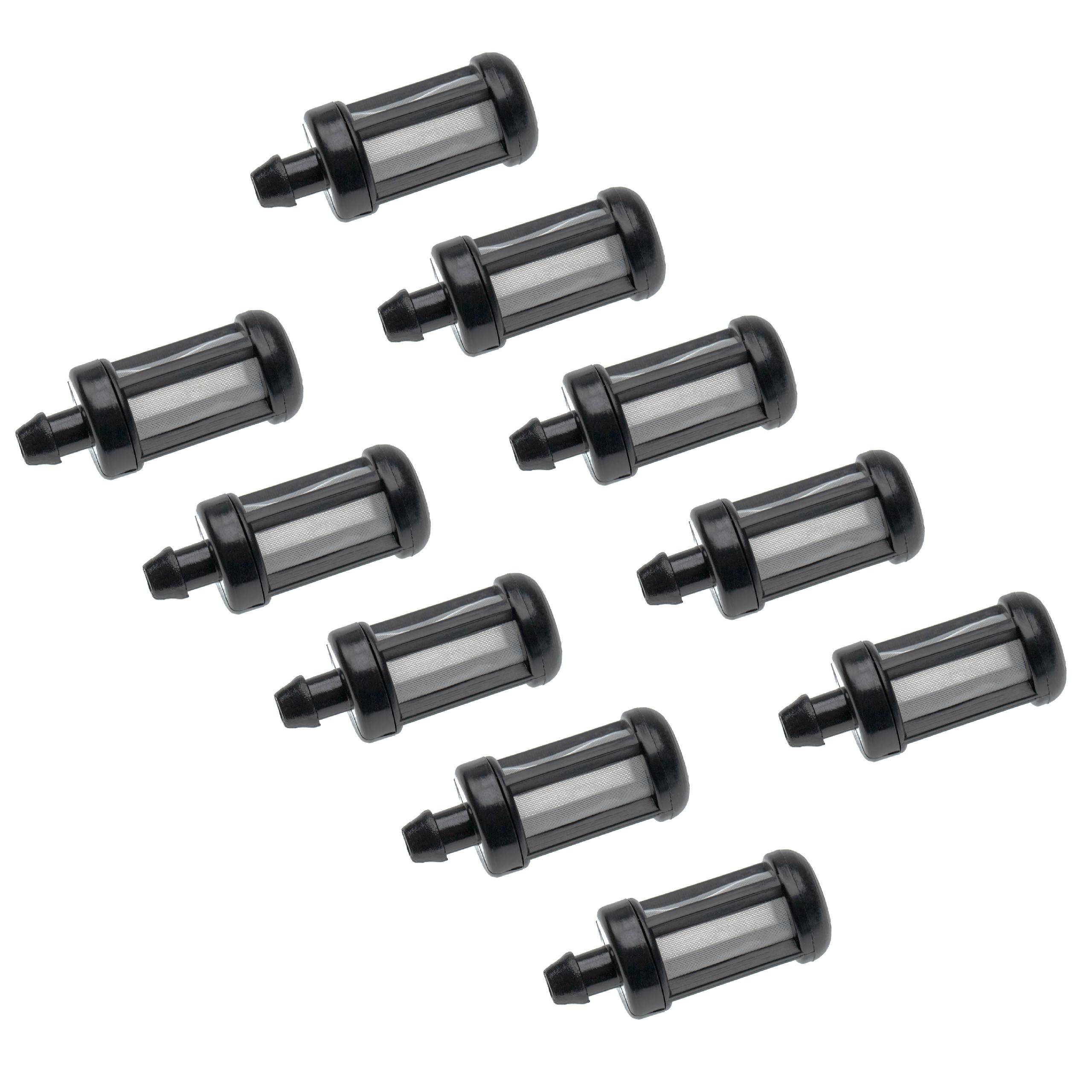 vhbw 10x Kraftstofffilter kompatibel mit Stihl 076 RQ, 076 R, 076 Q, 076 SR, 076 S Gartengeräte z.B. Motorsäge Motorsense