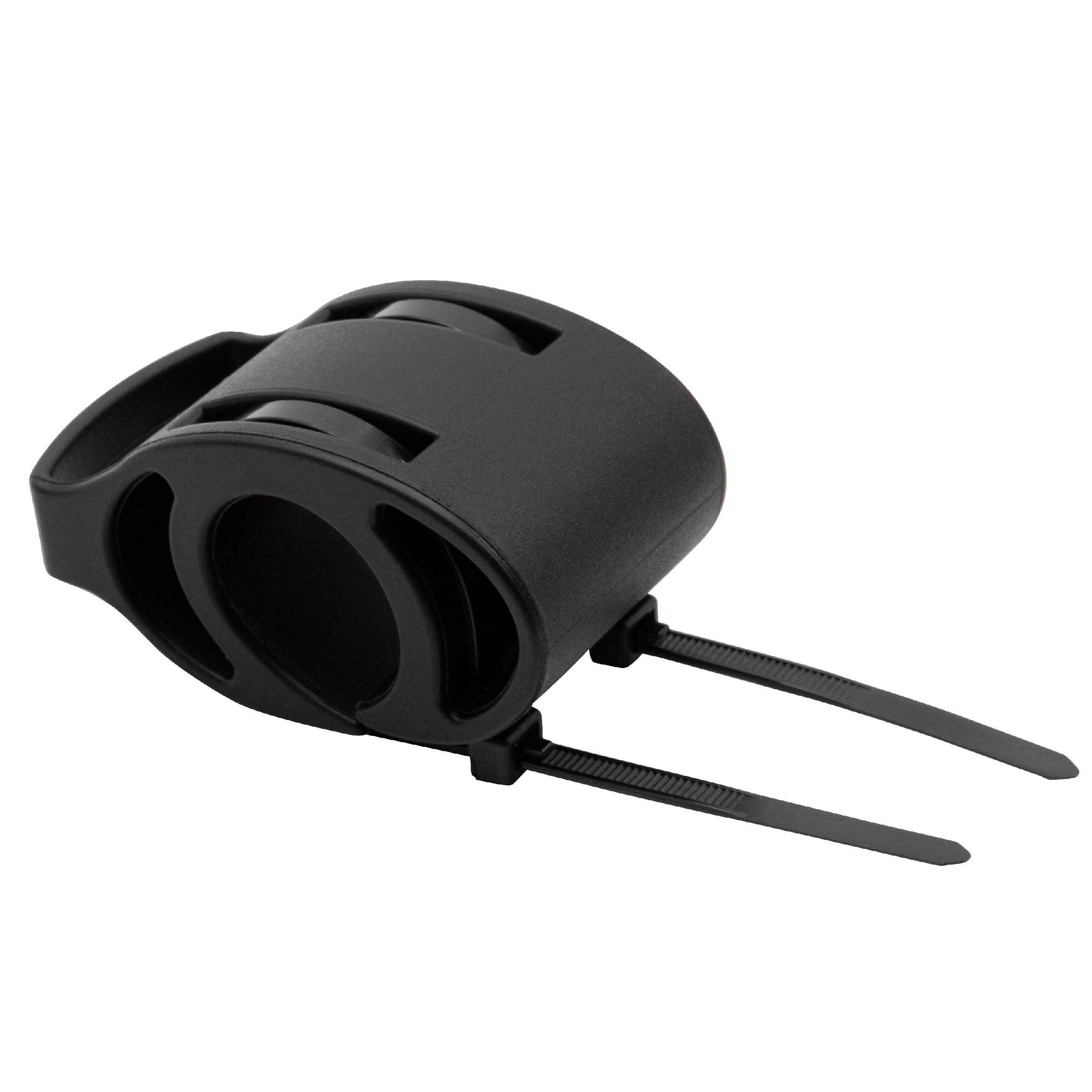vhbw Fahrradhalterung Ersatz für Garmin 010-11029-00 für Uhr und alle gängigen GPS-Uhren, Silikon, Schwarz