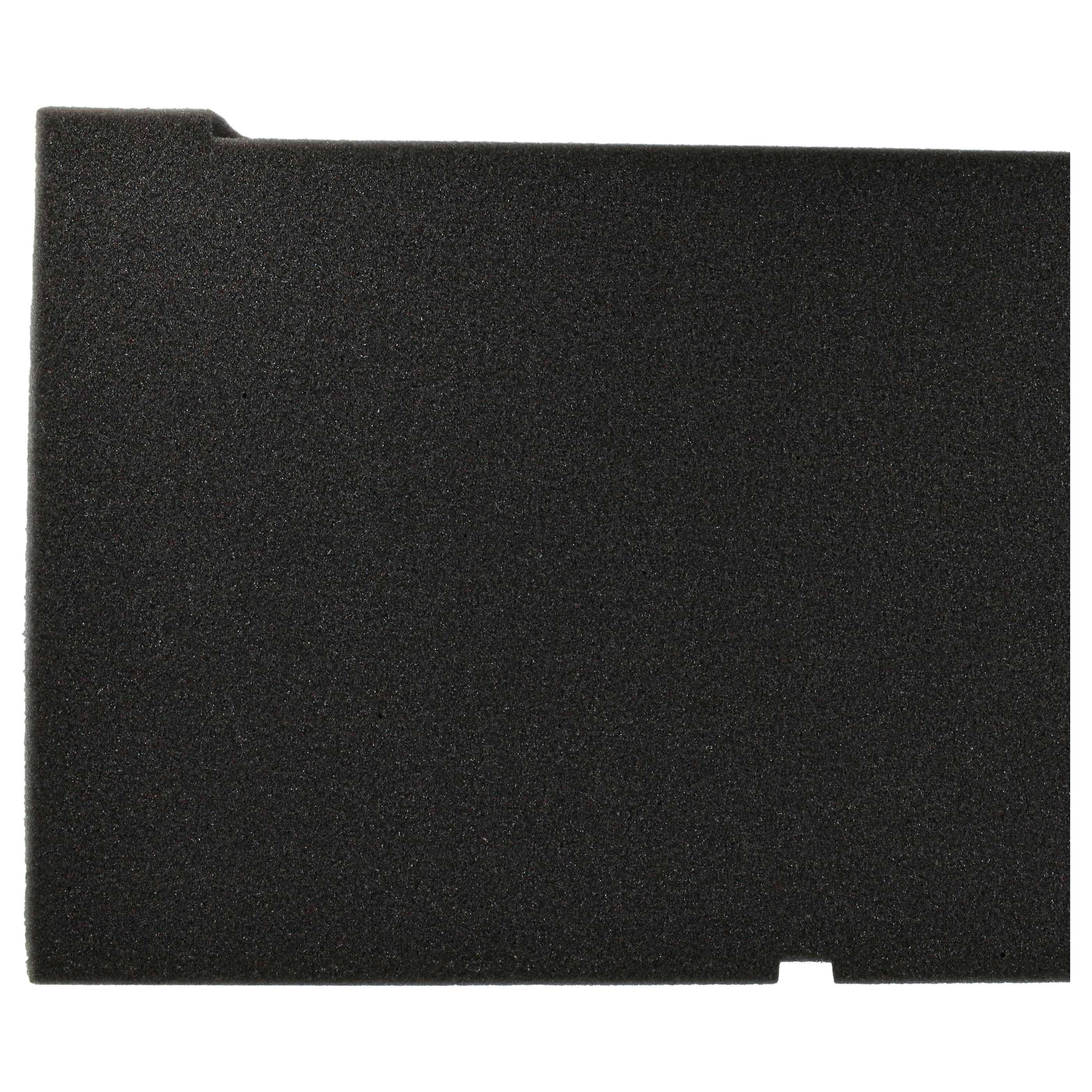 vhbw 3x Schaumstoffeinlage Ersatz für Dewalt DWST7-97150 für Werkzeugkoffer - Individuell Anpassbar, 2 Schichten, Schaumstoff Schwarz