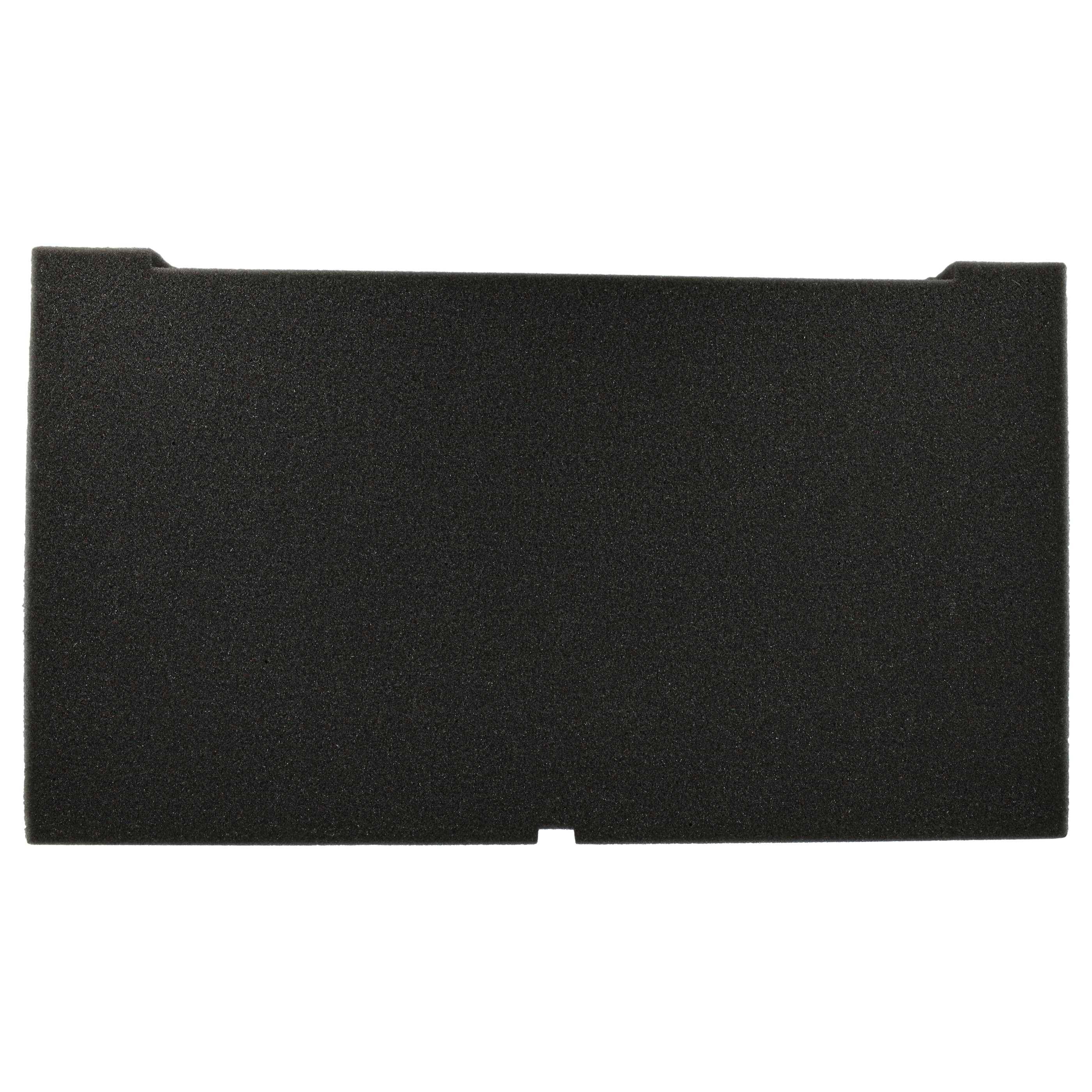 vhbw 3x Schaumstoffeinlage kompatibel mit Dewalt Tough-Box DS300, DS150 Werkzeugkoffer - Individuell Anpassbar, 2 Schichten, Schaumstoff Schwarz