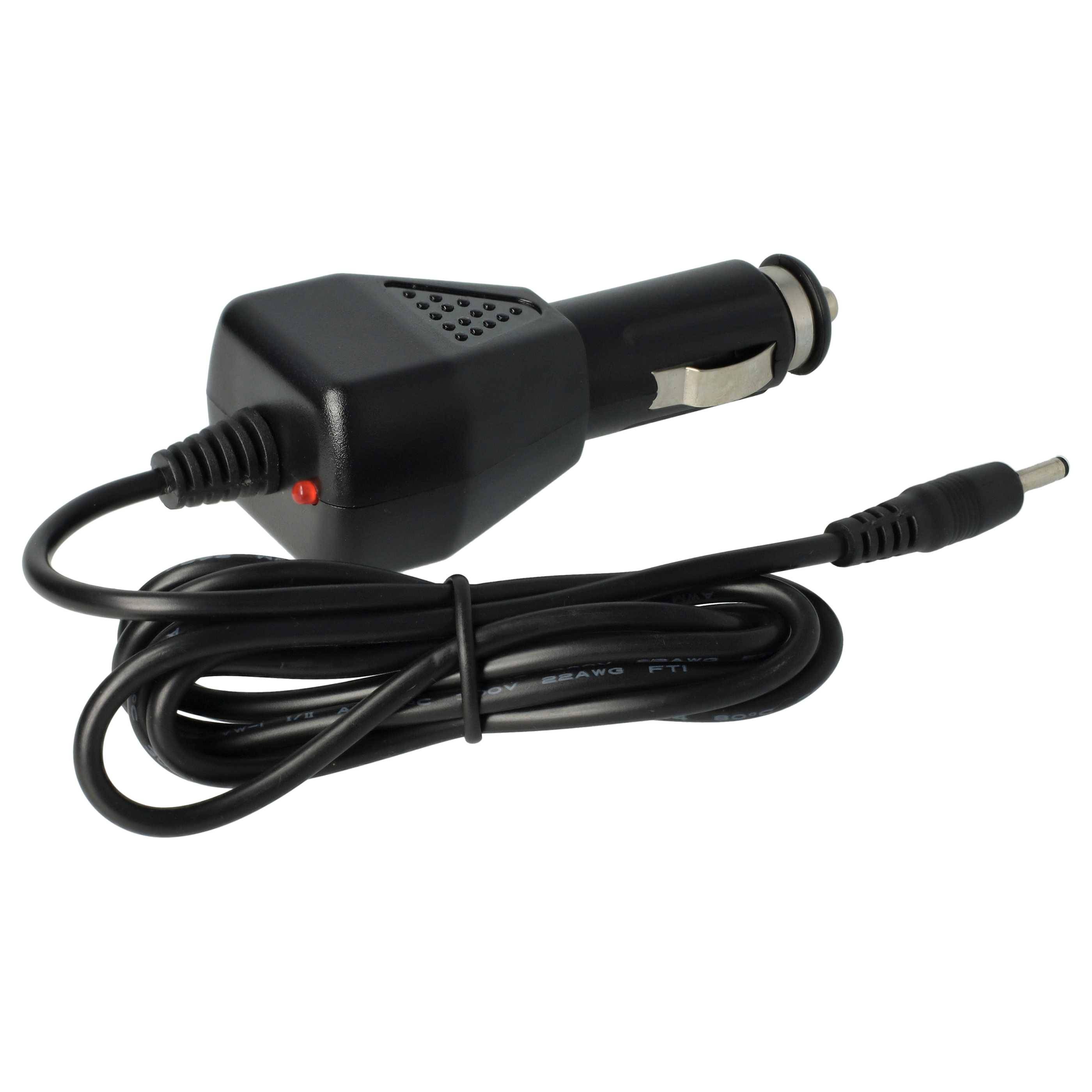 vhbw KFZ-Ladekabel kompatibel mit Samsung XE700T1A-A05UK, XE700T1AA05US, XE700T1A-A05US Notebook - 12V Ladegerät Schwarz 2.37 A