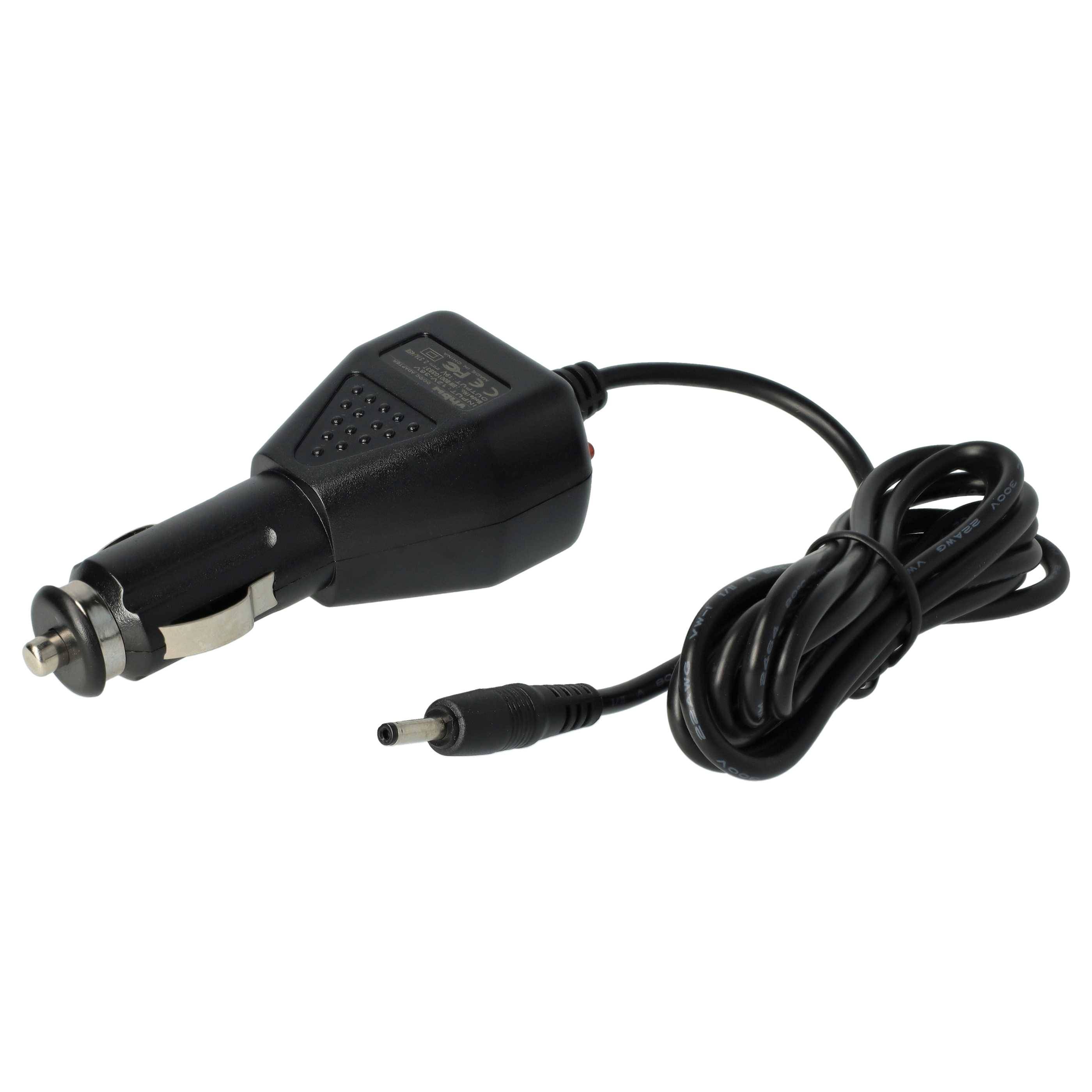 vhbw KFZ-Ladekabel kompatibel mit Samsung XE500C21-A03DE, XE500C21-A03US, XE500C21A03US Notebook - 12V Ladegerät Schwarz 2.37 A