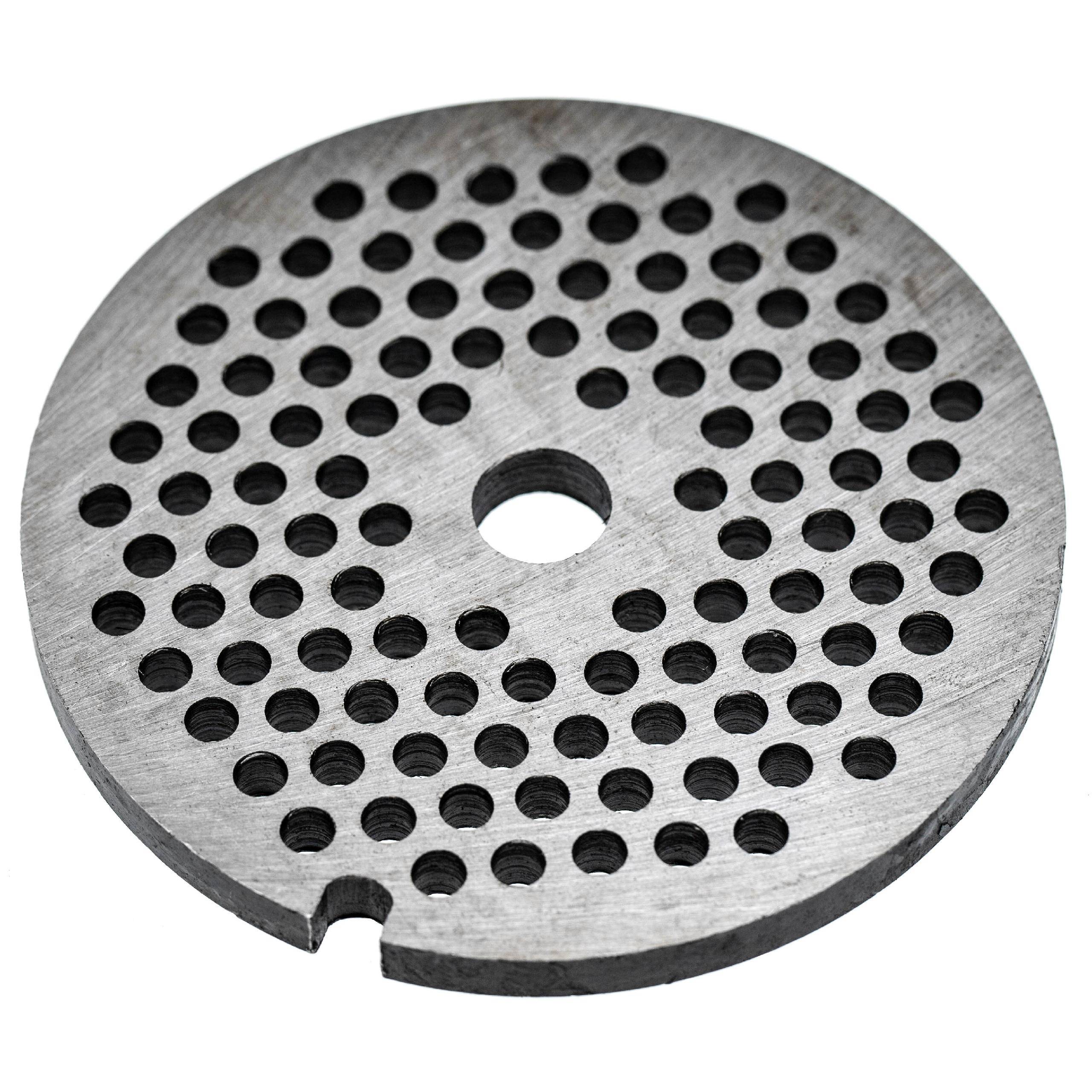 vhbw Lochscheibe Gr. 32 für Fleischwolf - Lochdurchmesser 5mm, 13,4mm Bohrung, Stahl