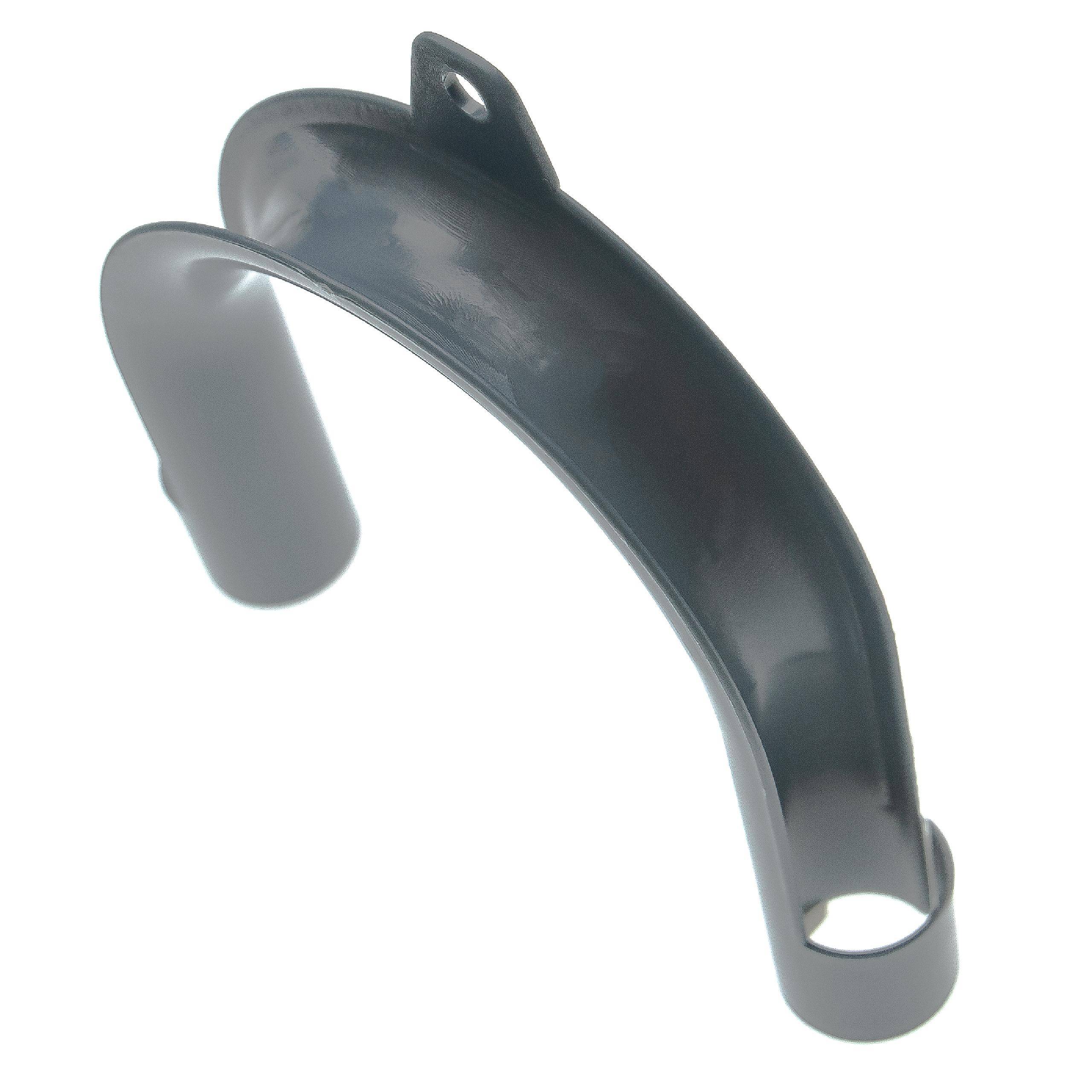 vhbw Ablaufschlauch für kompatibel mit allen gängigen Waschmaschinen und Spülmaschinen - 22/29mm gewinkelter Anschluss, Grau