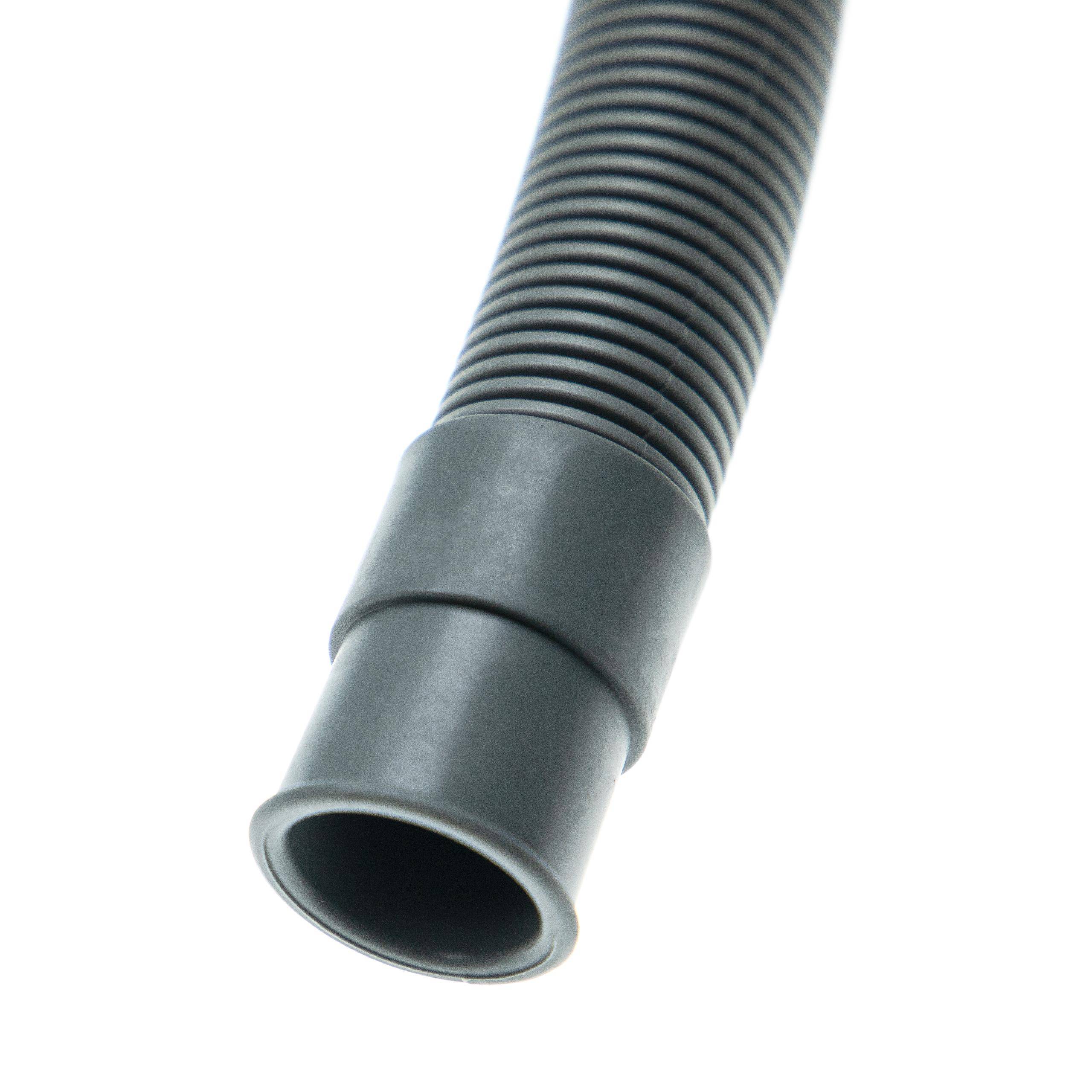 vhbw Ablaufschlauch für kompatibel mit allen gängigen Waschmaschinen und Spülmaschinen - 22/29mm gewinkelter Anschluss, Grau