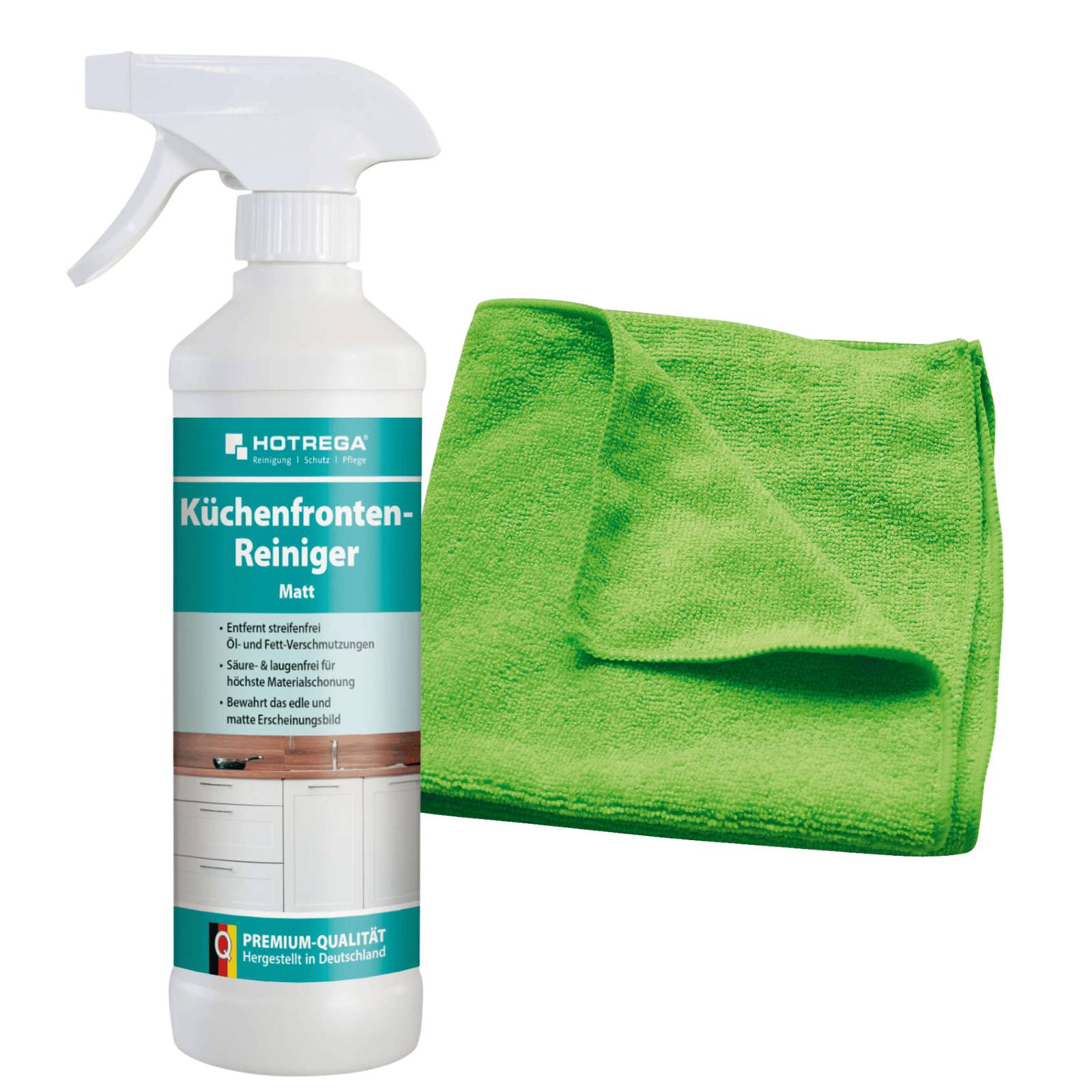 HOTREGA Küchenfronten-Reiniger matt Set 2-teilig