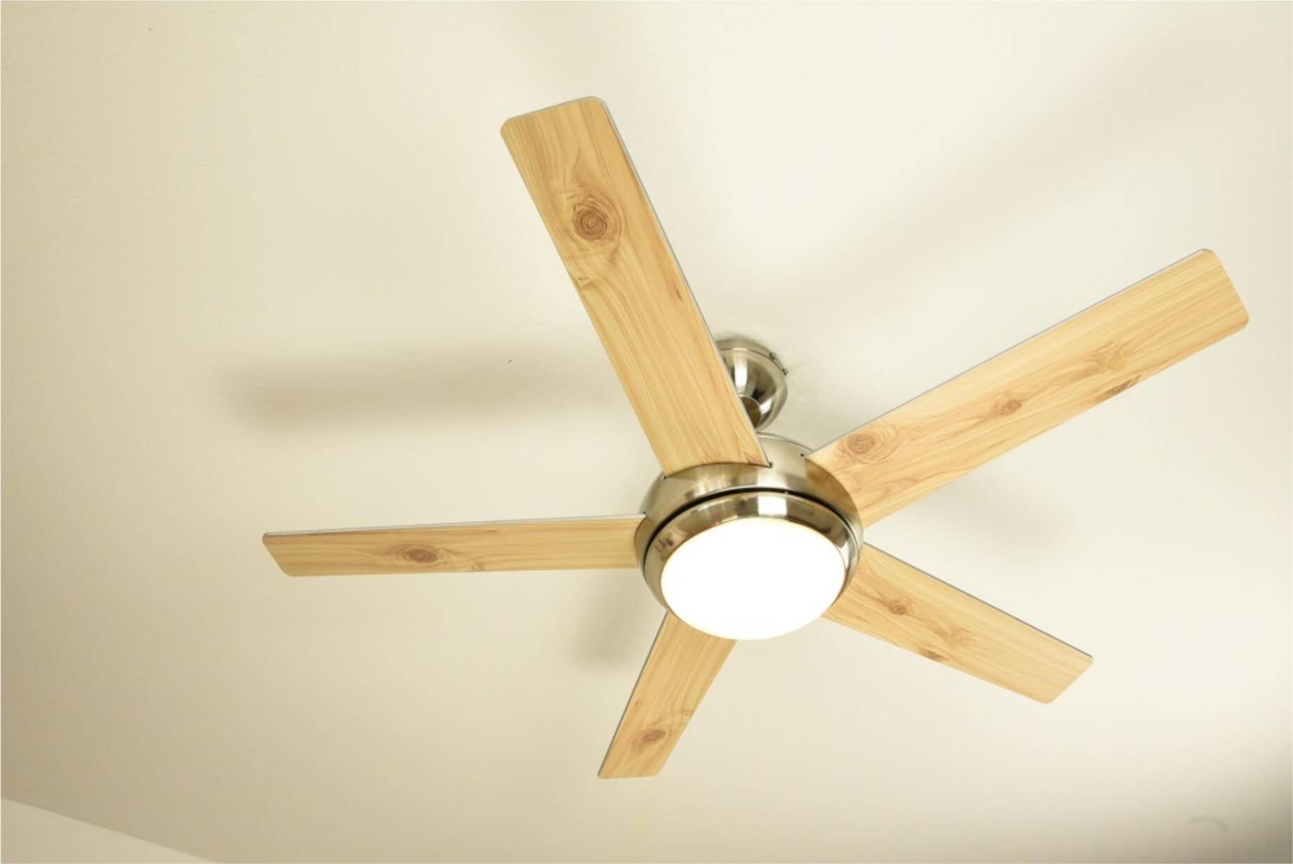 Deckenventilator FRESCO Nickel 112 cm mit Licht