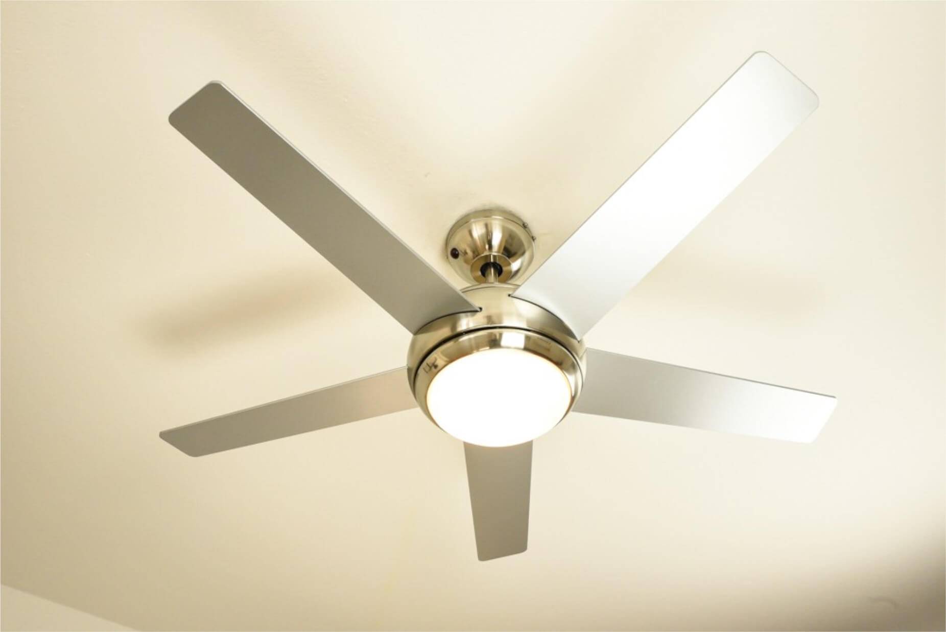 Deckenventilator Fresco Nickel 112 cm mit Licht