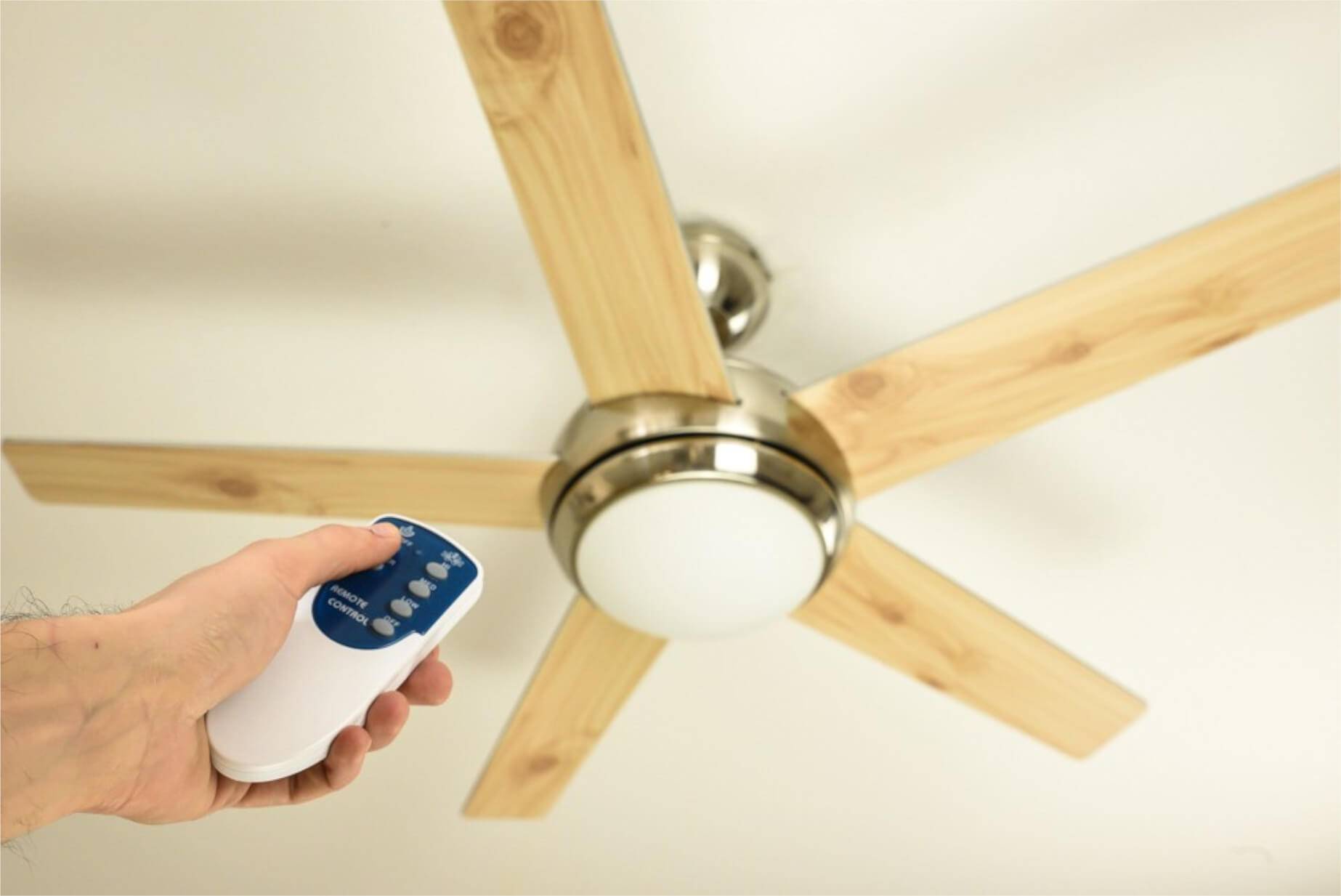 Deckenventilator Fresco Nickel 112 cm mit Licht