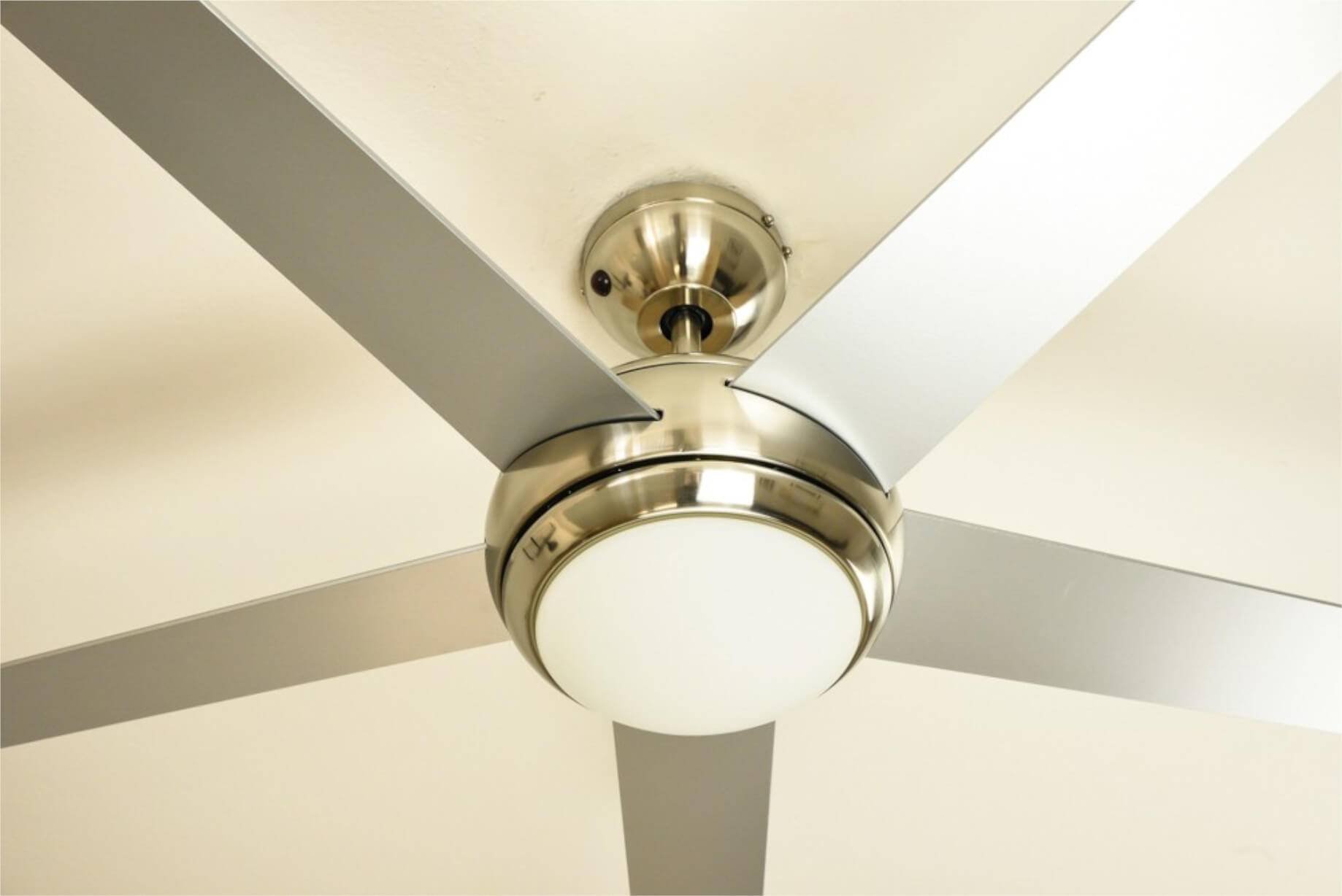 Deckenventilator Fresco Nickel 112 cm mit Licht