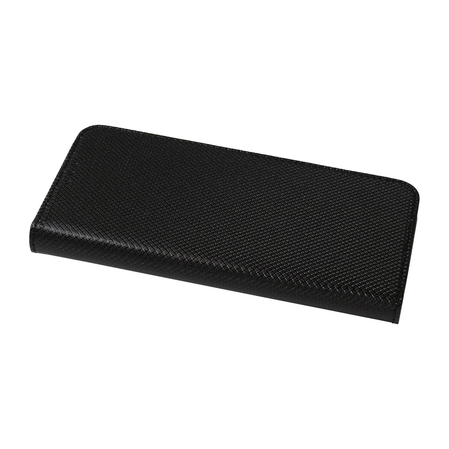 Buch Tasche "Smart" kompatibel mit SAMSUNG GALAXY A32 ( A325F ) 4G Handy Hülle mit Standfunktion, Kartenfach Schwarz