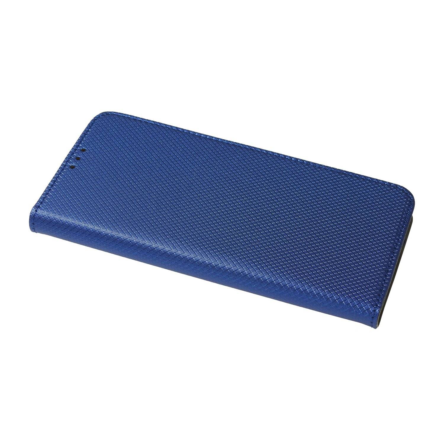 Buch Tasche "Smart" kompatibel mit SAMSUNG GALAXY A32 ( A325F ) 4G Handy Hülle mit Standfunktion, Kartenfach Blau
