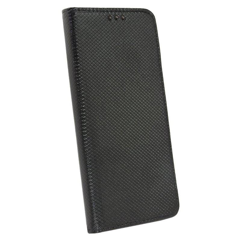 Buch Tasche "Smart" für SAMSUNG GALAXY A52 ( A525F ) Handy Hülle Etui Schutzhülle mit Standfunktion, Kartenfach Schwarz