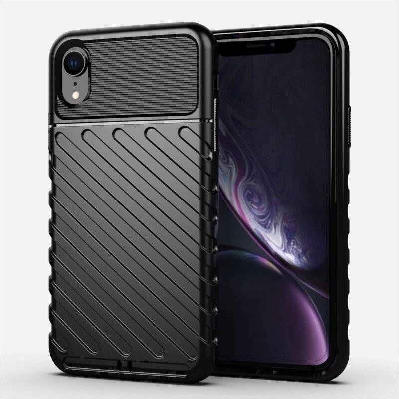 Hybrid Armor SchutzHülle "Thunder" Case Bumper Handyhülle Matt Robust Rutschfest für Samsung Galaxy S21 Plus (G996F)