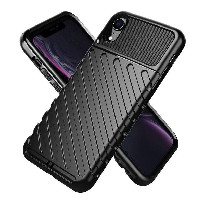 Hybrid Armor SchutzHülle "Thunder" Case Bumper Handyhülle Matt Robust Rutschfest für Samsung Galaxy S21 Plus (G996F)