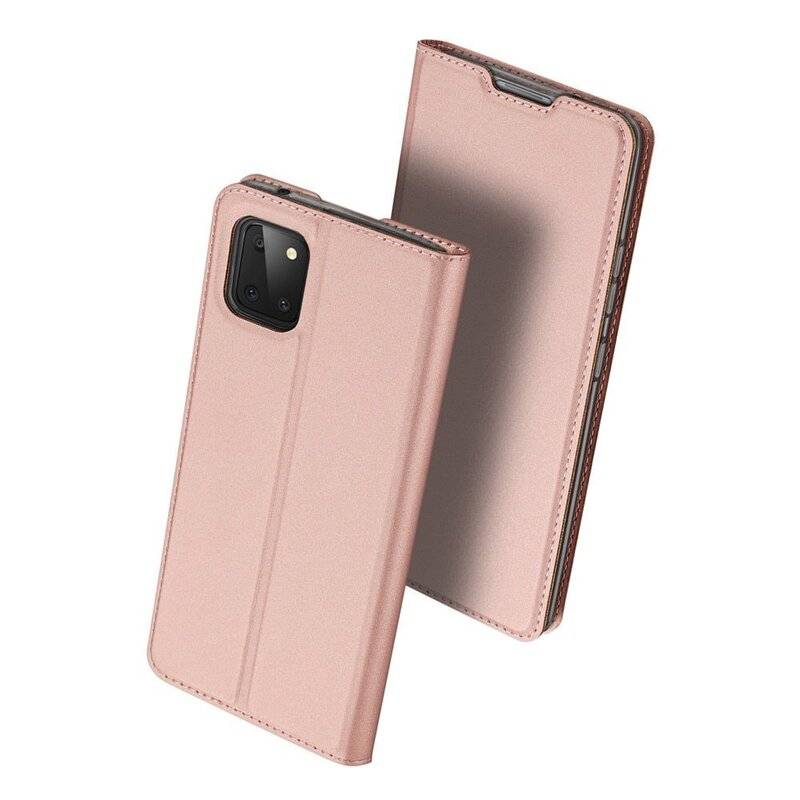 Buch Tasche kompatibel mit NOKIA 2.4 Handy Hülle Etui Brieftasche Schutzhülle mit Standfunktion, Kartenfach Rose