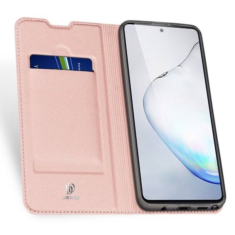 Buch Tasche kompatibel mit NOKIA 2.4 Handy Hülle Etui Brieftasche Schutzhülle mit Standfunktion, Kartenfach Rose
