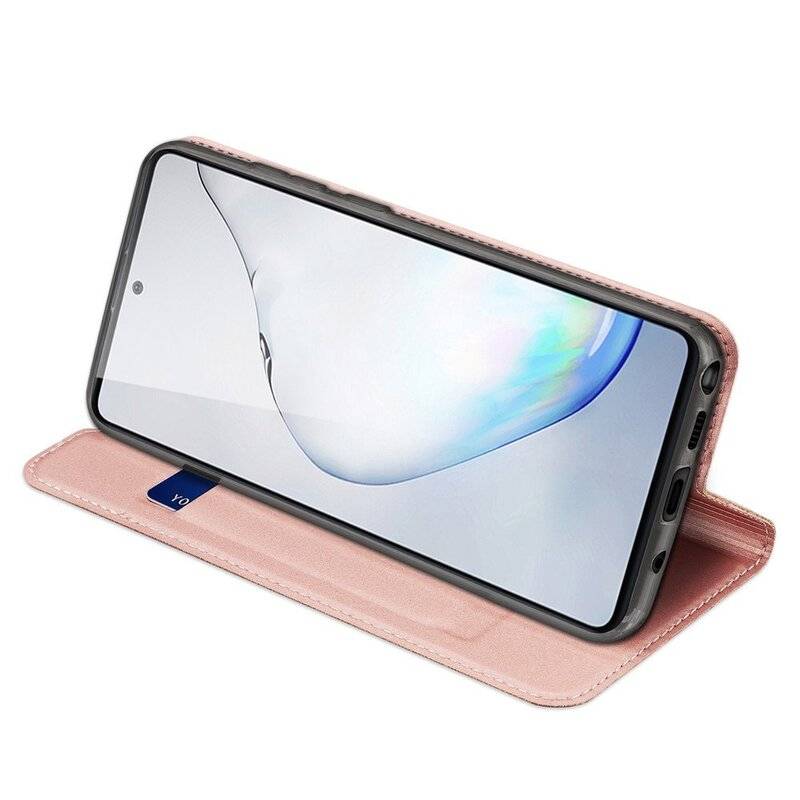 Buch Tasche kompatibel mit NOKIA 2.4 Handy Hülle Etui Brieftasche Schutzhülle mit Standfunktion, Kartenfach Rose