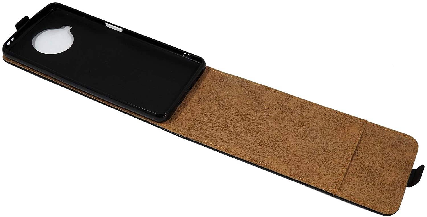 cofi1453® Flip Case kompatibel mit XIAOMI MI 10T LITE Handy Tasche vertikal aufklappbar Schutzhülle Klapp Hülle Schwarz