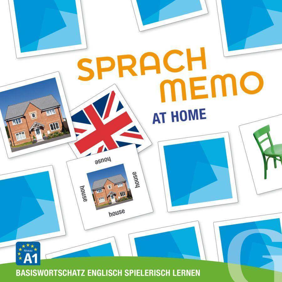 Sprachmemo Englisch: At Home (Spiel) Basiswortschatz Englisch spielerisch lernen / Sprachspiel. Niveau A1