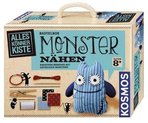 Monster nähen, Bastelbox Kreativer Nähspaß mit gruseligen Monstern